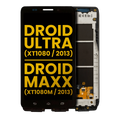 LCD Display with Frame for Motorola Droid Maxx (XT1080 / 2013) (Refurbished) (Black)