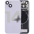 Back Cover with MagSafe Magnet, NFC & Flash Flex Cable for iPhone 14 (Used OEM Part, Grade A, Purple)