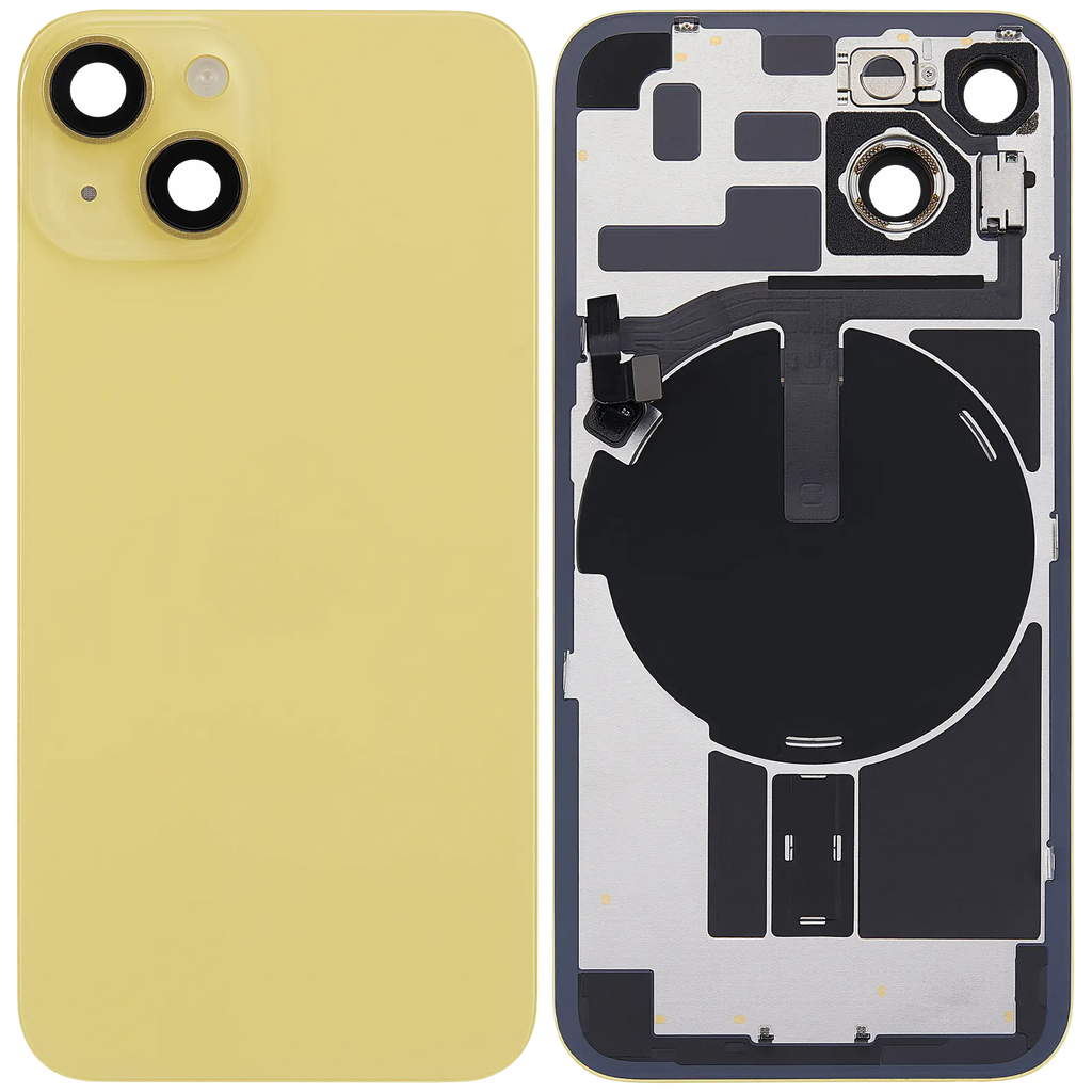 Original Apple-Ausbau A gebraucht – iPhone 14 Backcover Gelb