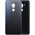 Back cover with pre-installed adhesive for LG G7 One (New Aurora Black)