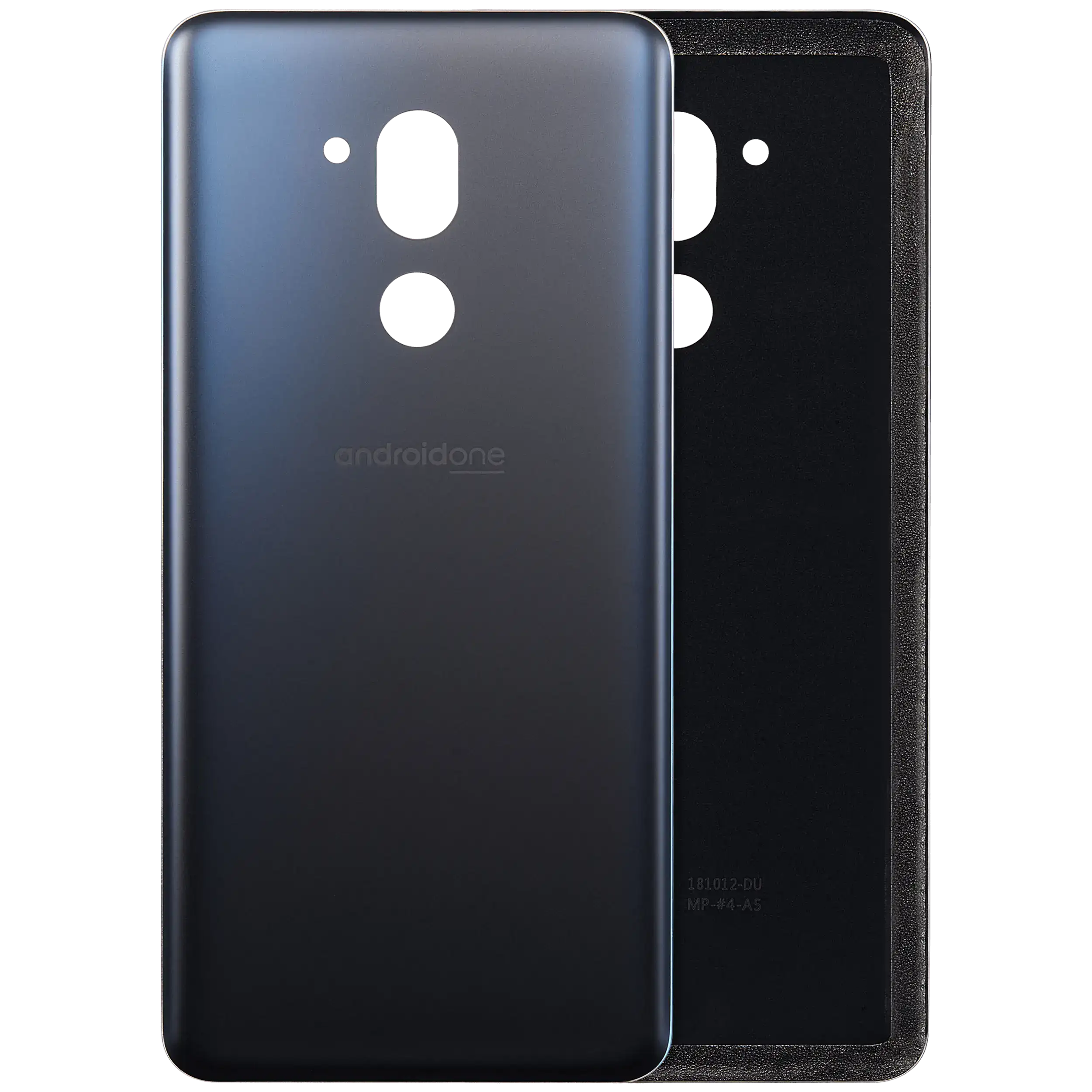 Backcover mit vorinstalliertem Kleber für LG G7 One (New Aurora Black)