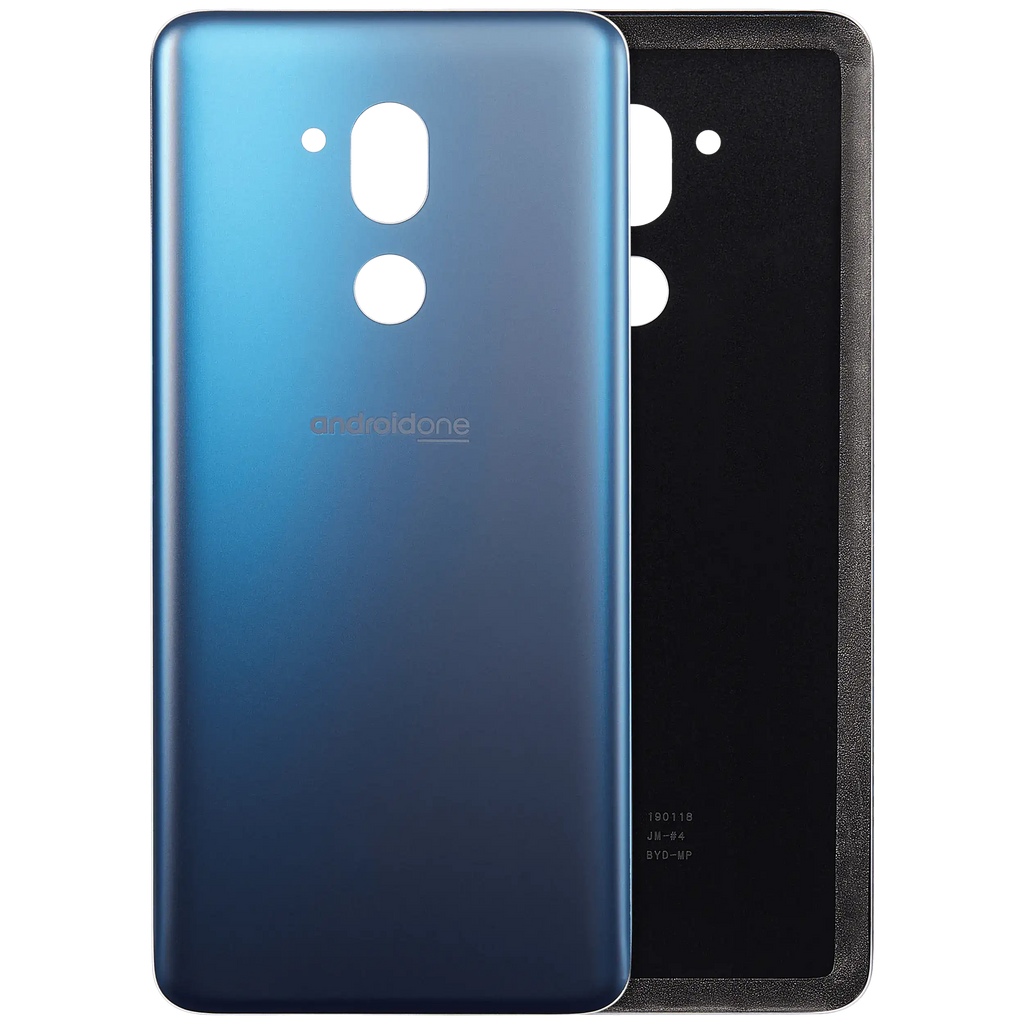 Back cover with pre-installed adhesive for LG G7 One (New Moroccan Blue)