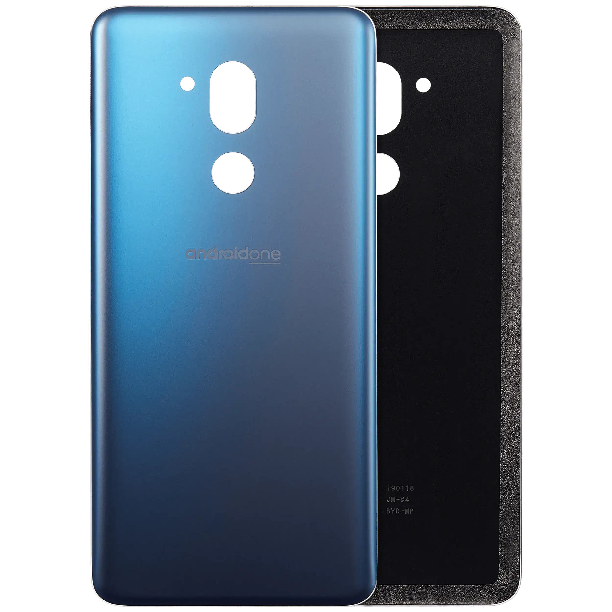 Backcover mit vorinstalliertem Kleber für LG G7 One (New Moroccan Blue)
