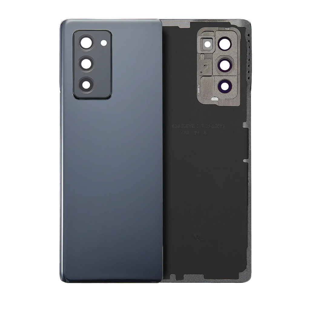 Back cover with camera lens for Samsung Galaxy Z Fold 2 5G (Service Pack) (Mystic Black)