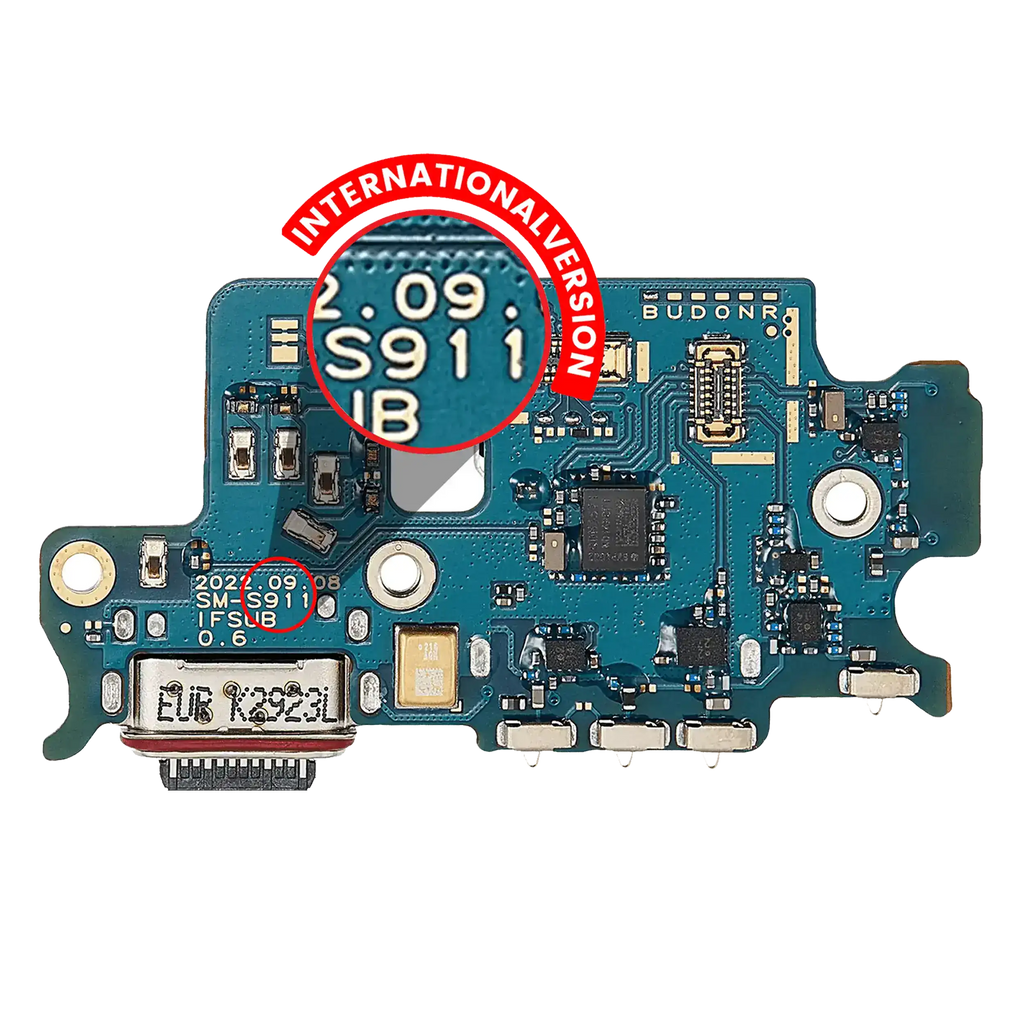 Charging Port Board with SIM Card Reader for Samsung Galaxy S23 5G (S911B) (International Version) (Premium)