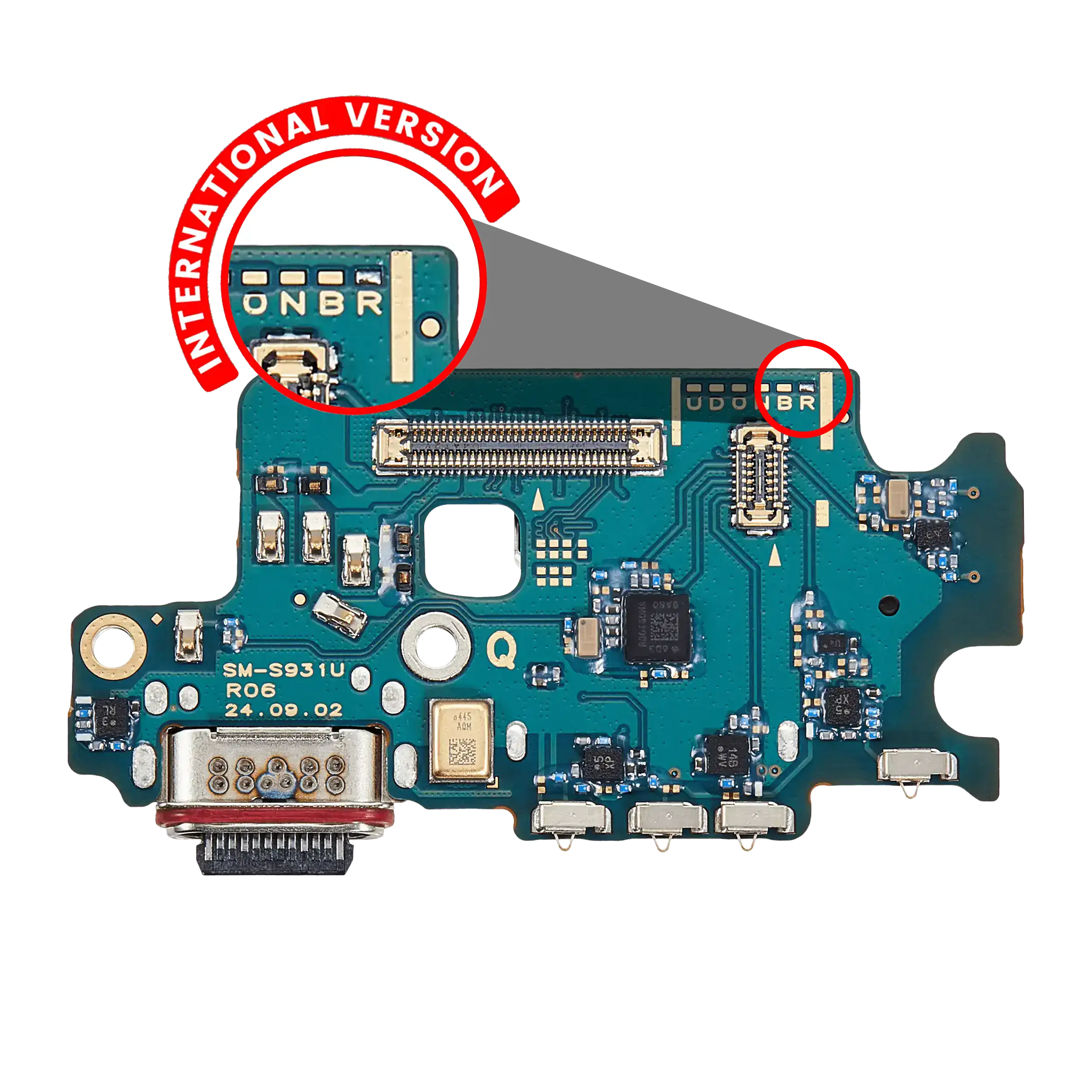 Charging Port Board with SIM Card Reader for Samsung Galaxy S25 5G (S931R) (International Version) (Premium)