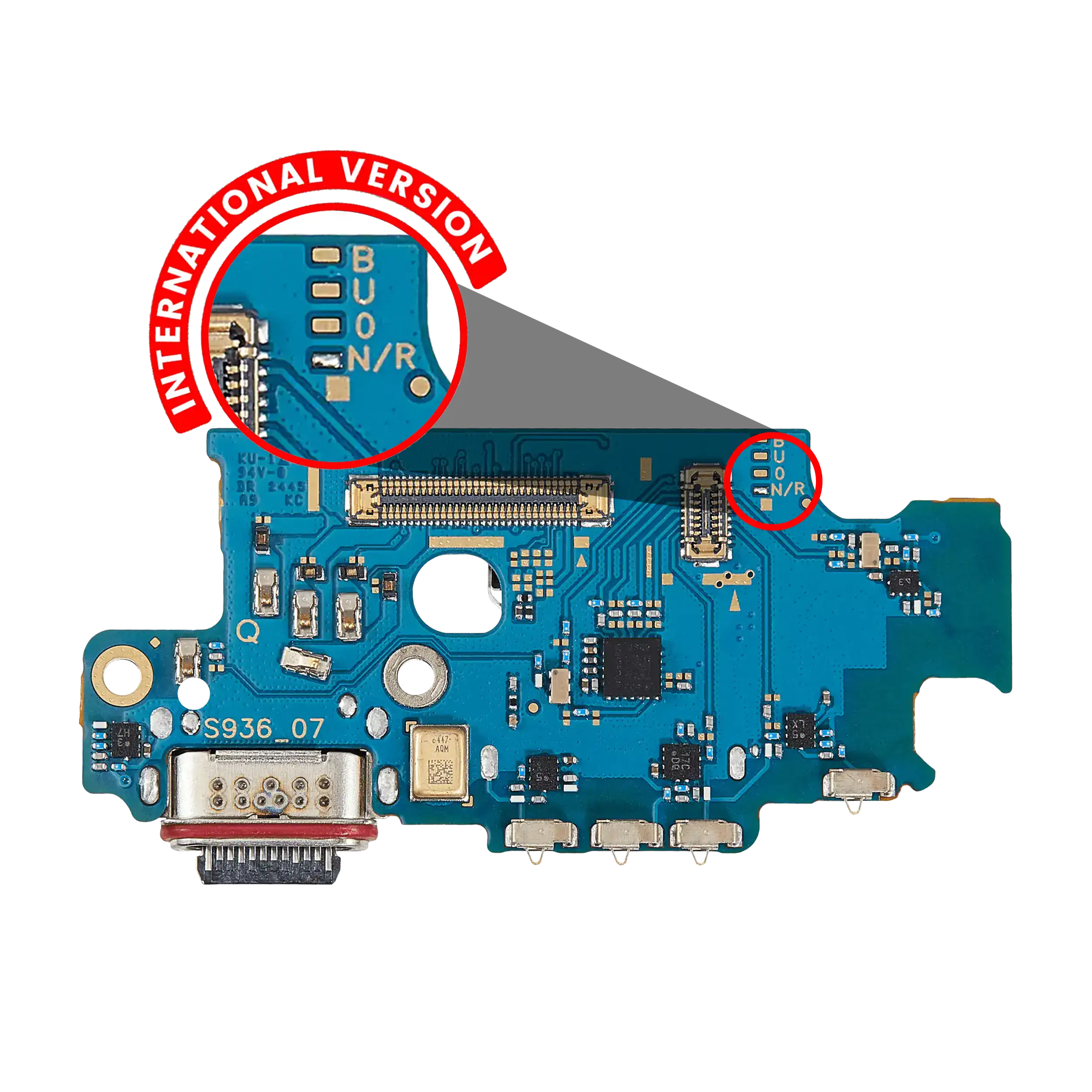 Charging Port Board with SIM Card Reader for Samsung Galaxy S25 Plus 5G (S936N / R) (International Version) (Premium)