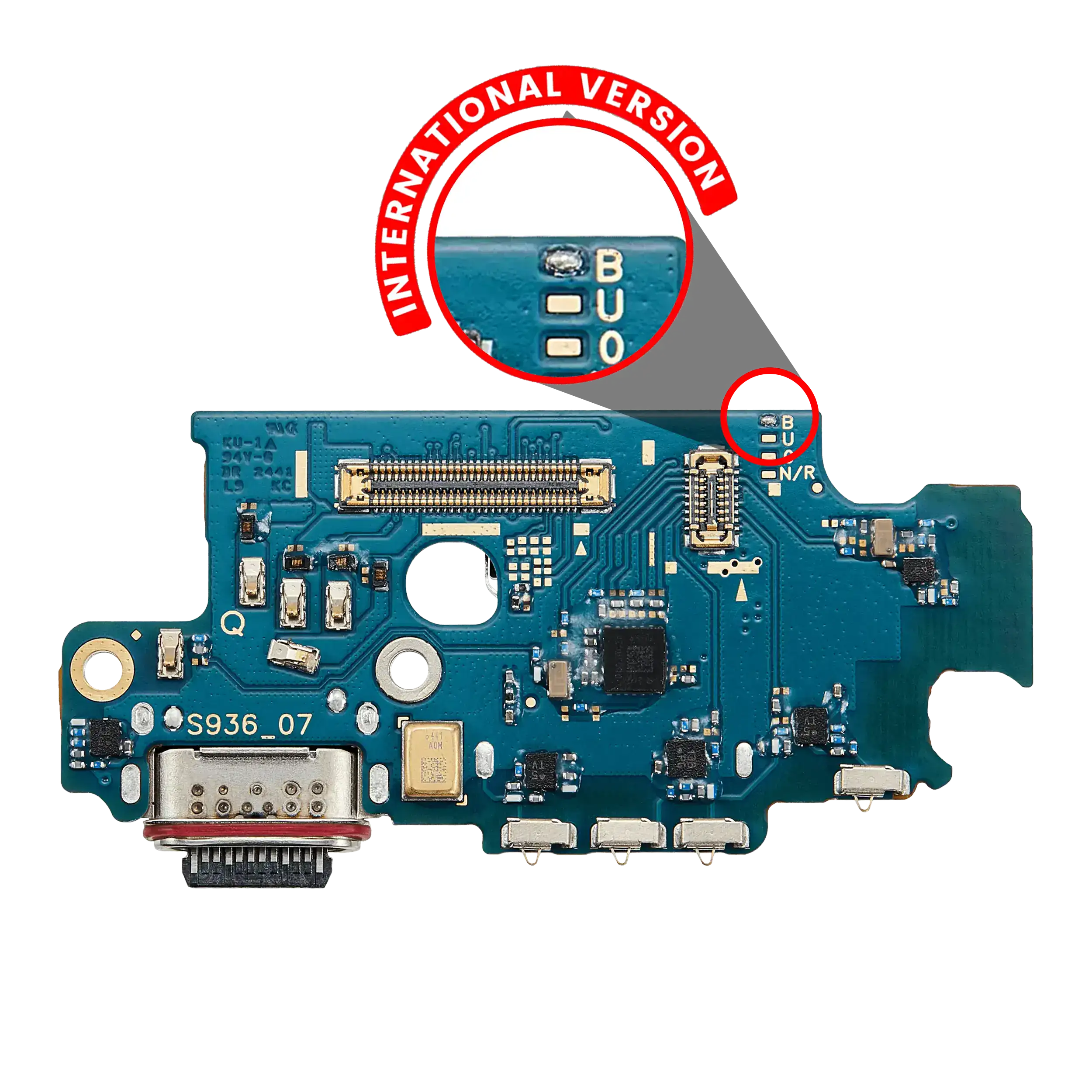 Charging Port Board with SIM Card Reader for Samsung Galaxy S25 Plus 5G (S936B) (International Version) (Premium)