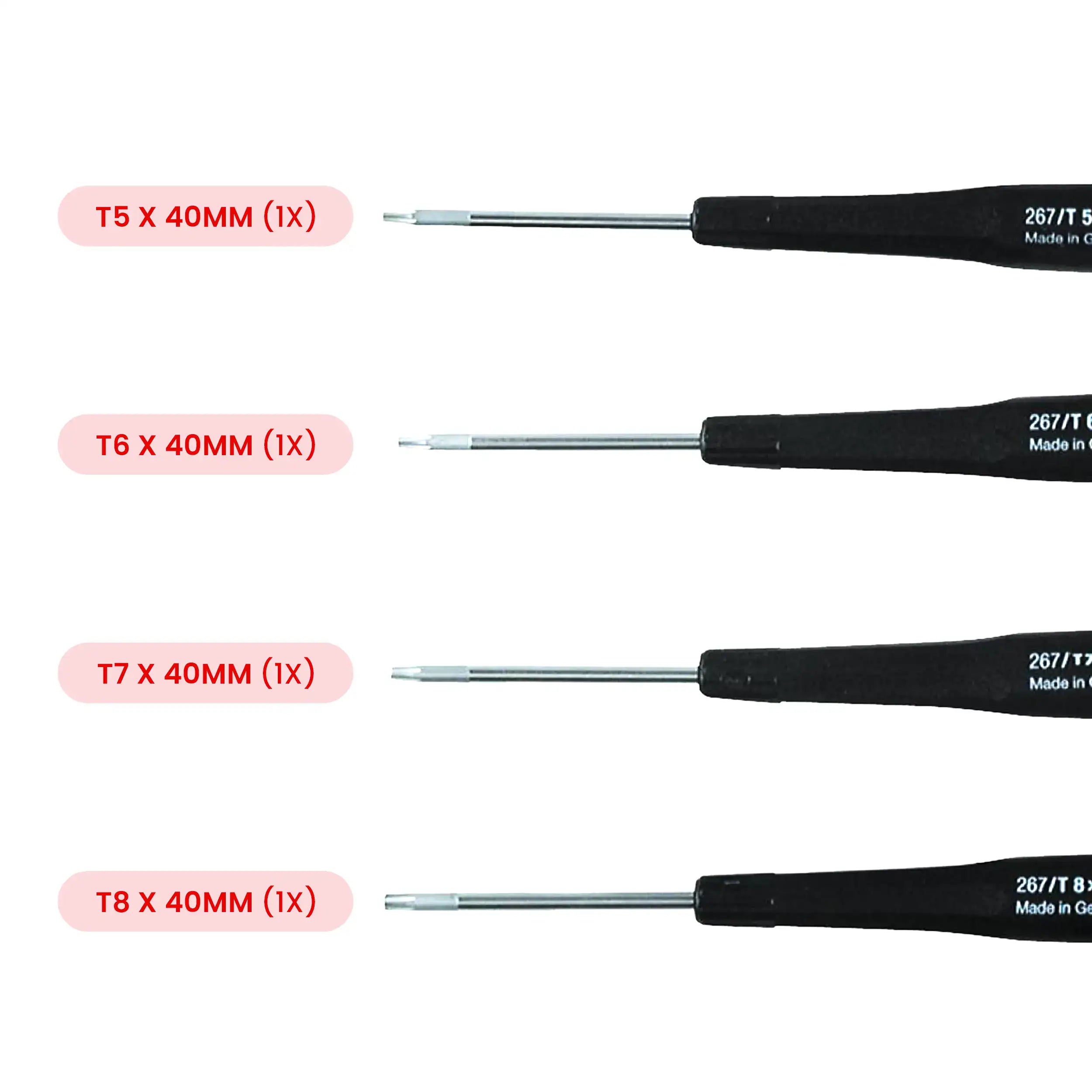 8-piece Precision Torx Screwdriver Set (26791) (Wiha)