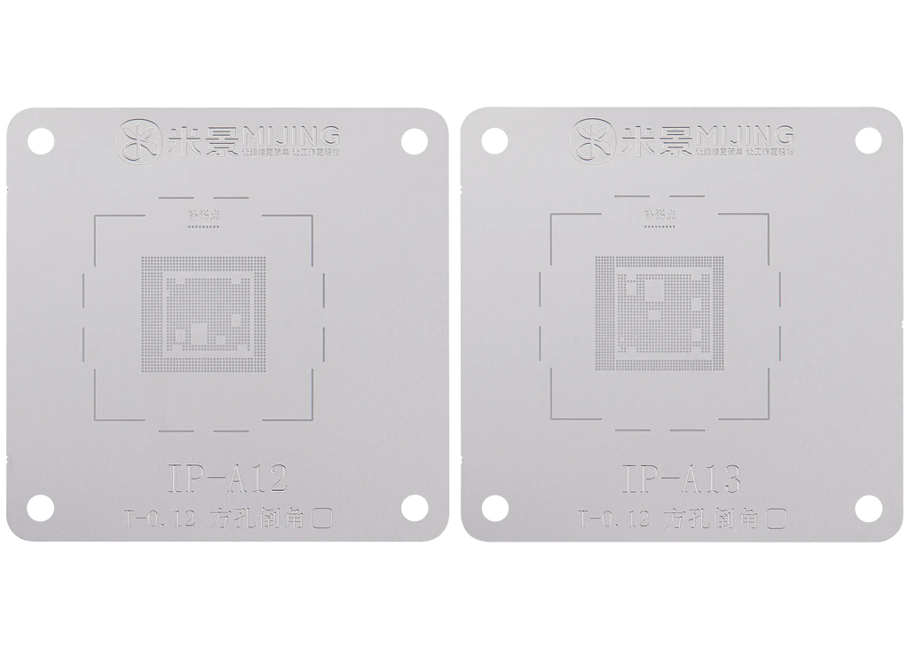 Z21 Max 9-in-1 CPU-Reballing-Schablone für A8 bis A18 (MiJing)