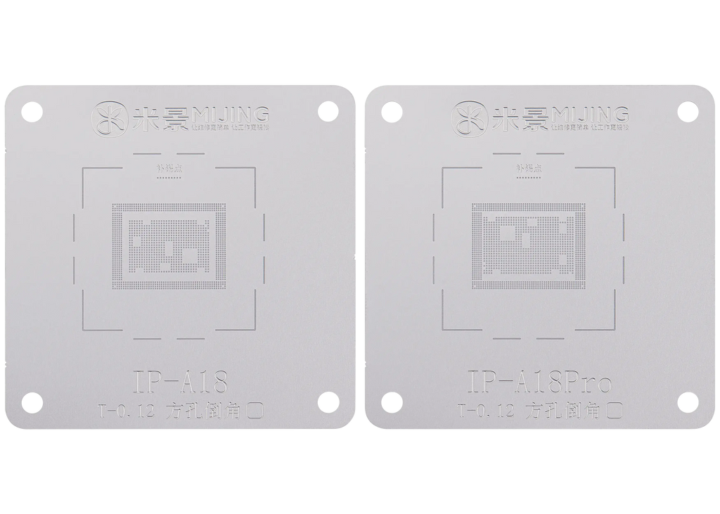 Z21 Max 9-in-1 CPU-Reballing-Schablone für A8 bis A18 (MiJing)