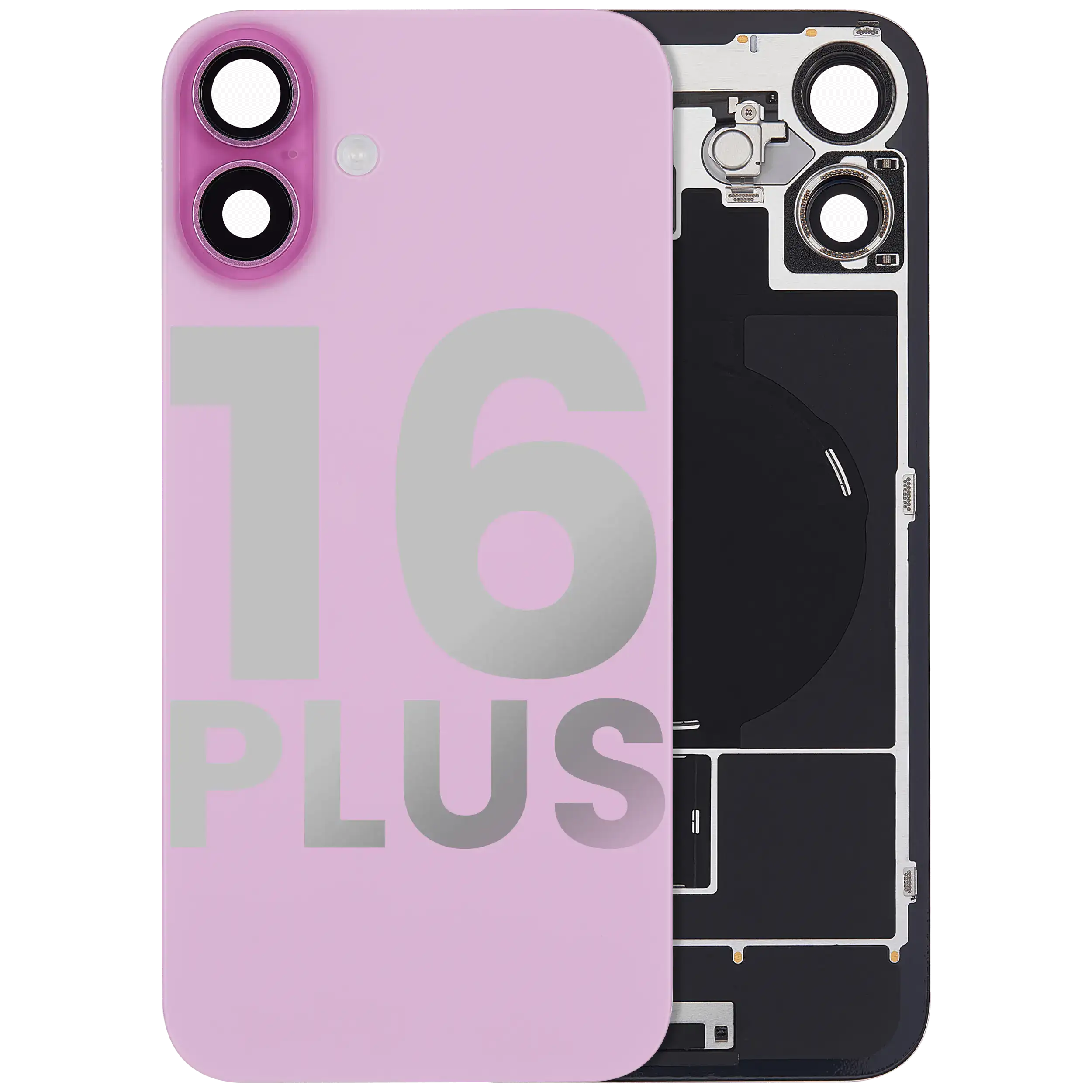 Backcover mit MagSafe für iPhone 16 Plus, Pink (Qualität B OEM Pull)