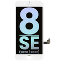 LCD-Display für iPhone 8 / SE (2020 / 2022) (Service Pack) (Silber)