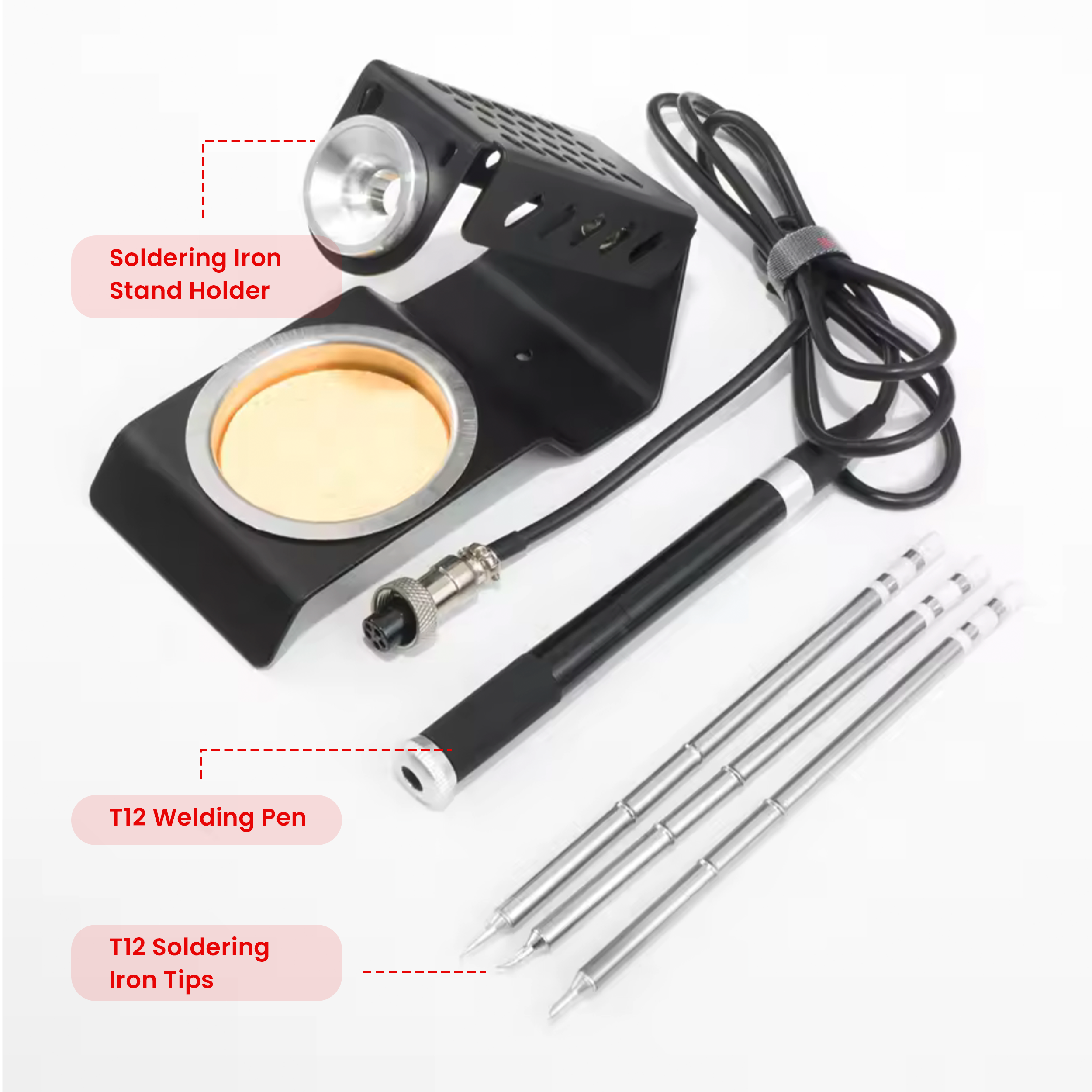 Aixun T3A Smart Soldering Station with T12 Handle and Soldering Tips (110V)