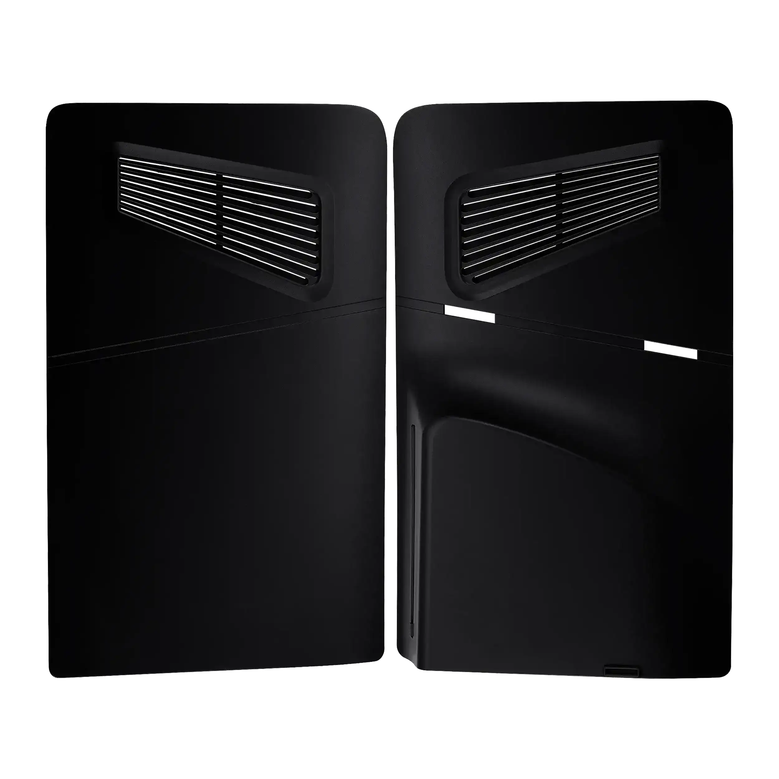 Konsolenschale für PlayStation 5 Slim (Schwarz) (2 Piece Set)