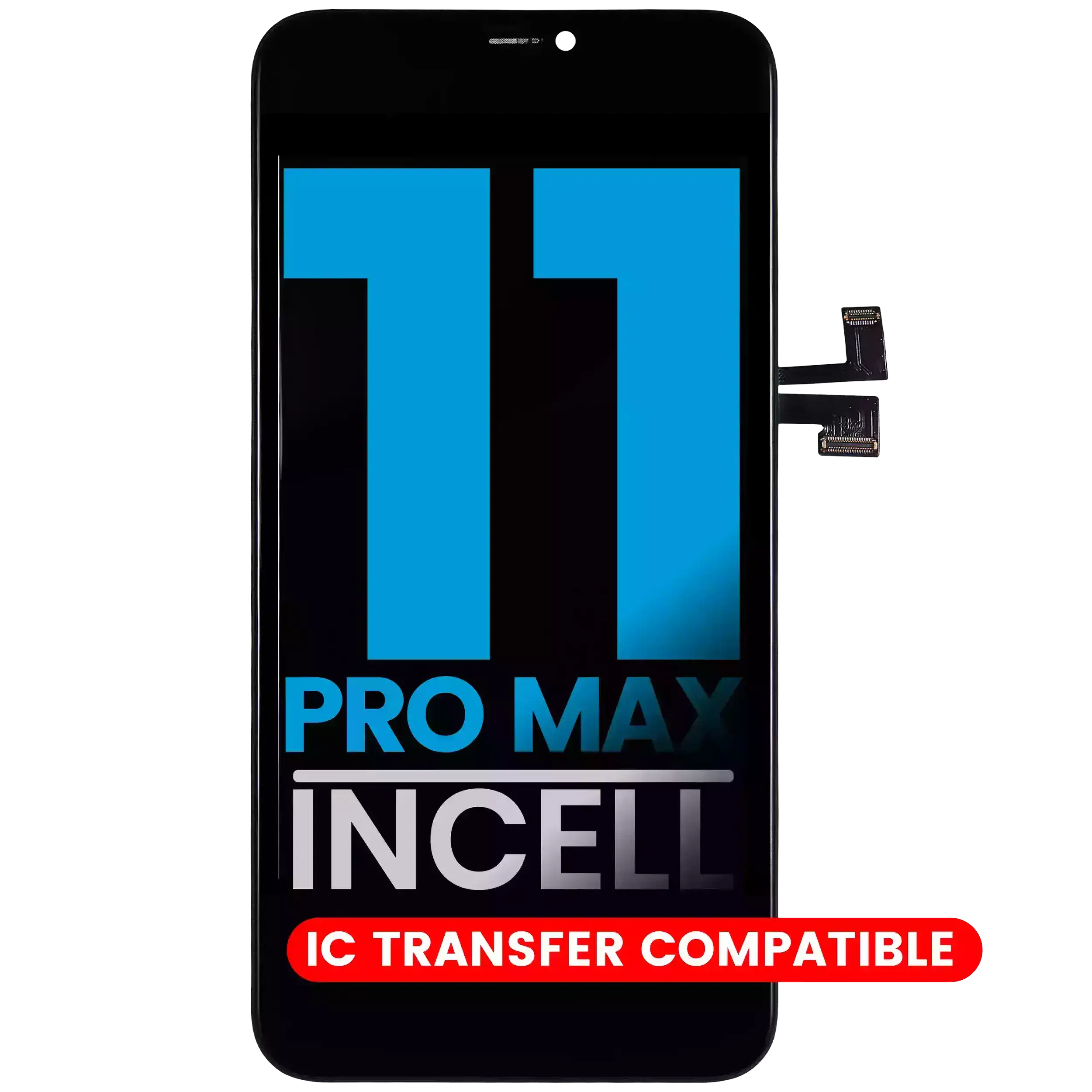 LCD-Display für iPhone 11 Pro Max (Aftermarket: AQ7 / Incell)
