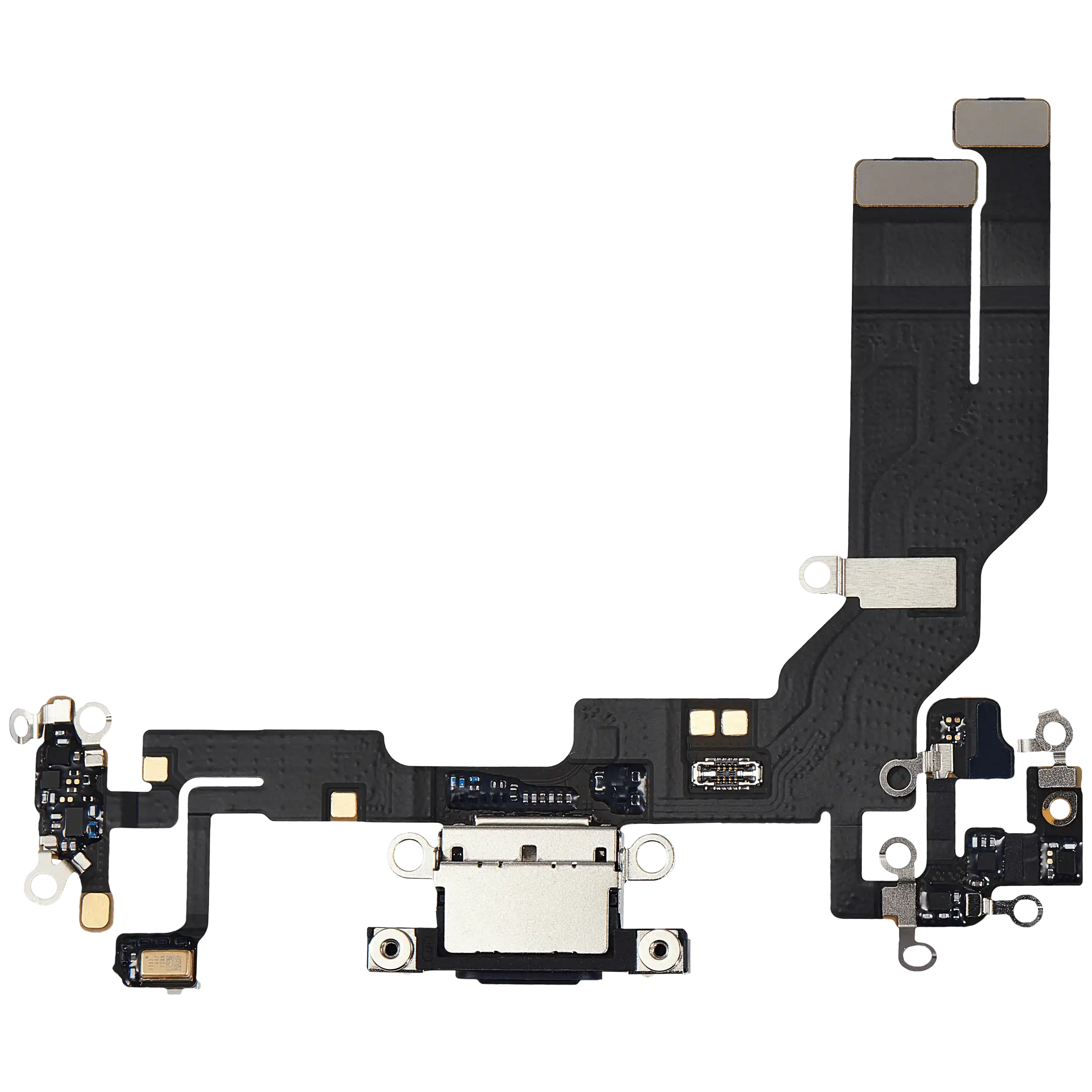 Charging Port Flex Cable for iPhone 16e (Premium) (Black)