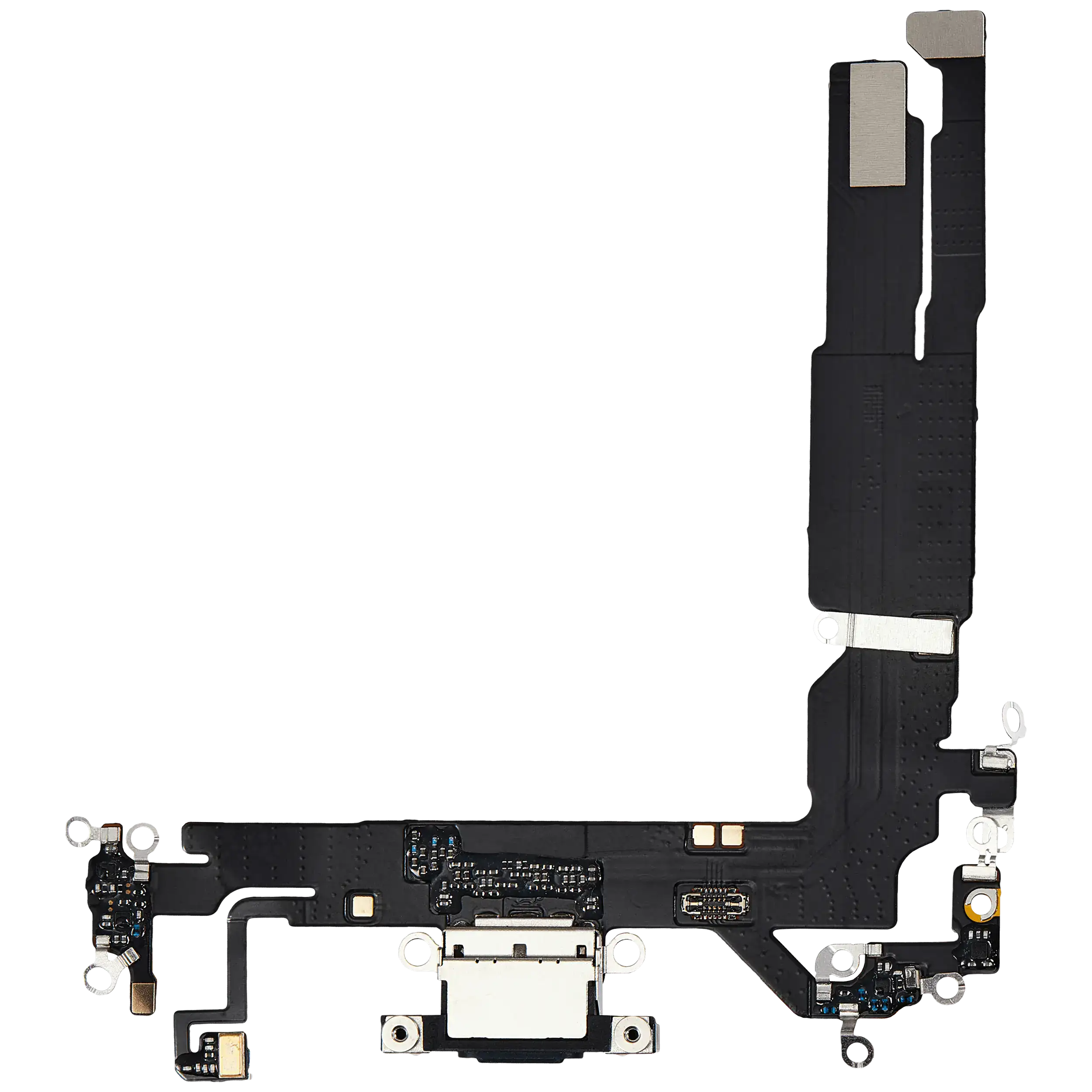 Ladebuchse-Flexkabel für iPhone 16 (Aftermarket Plus) (Schwarz)