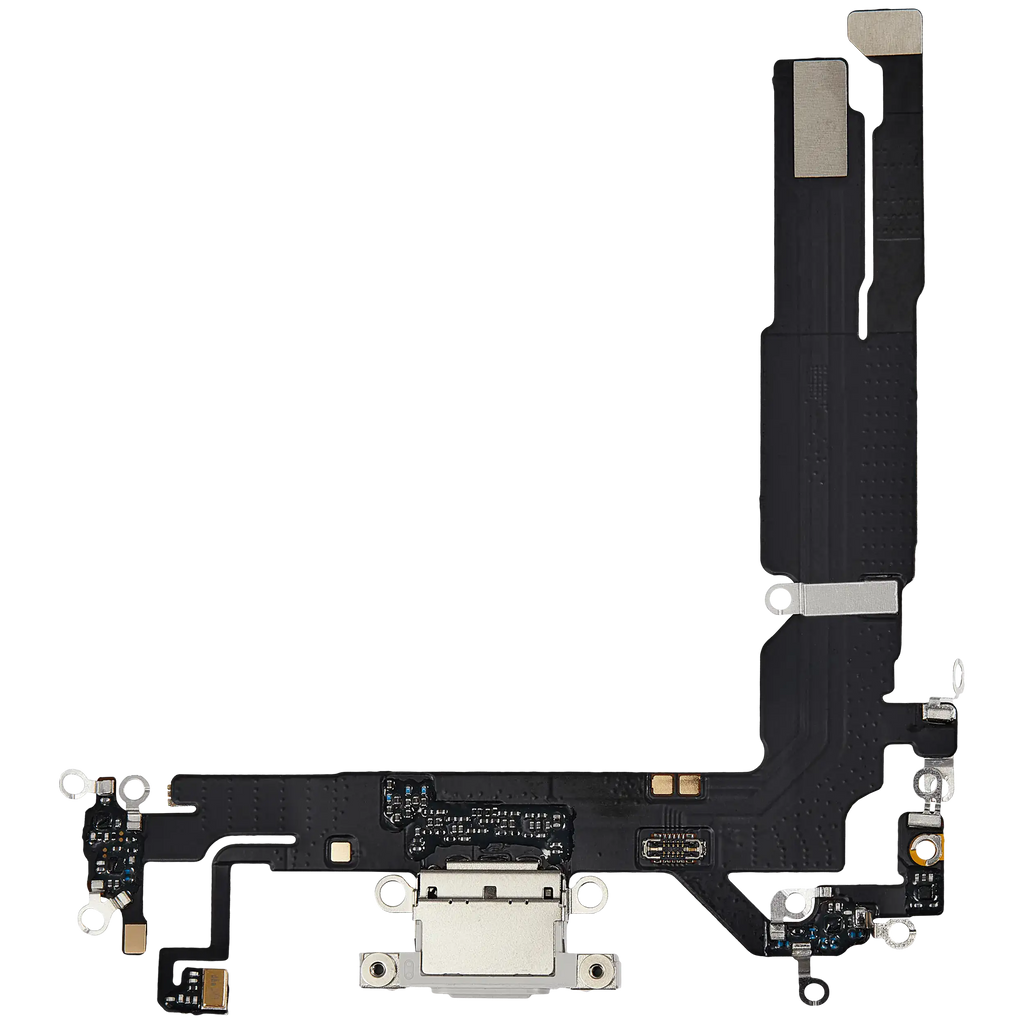 Charging Port Flex Cable for iPhone 16 (Aftermarket Plus) (White)