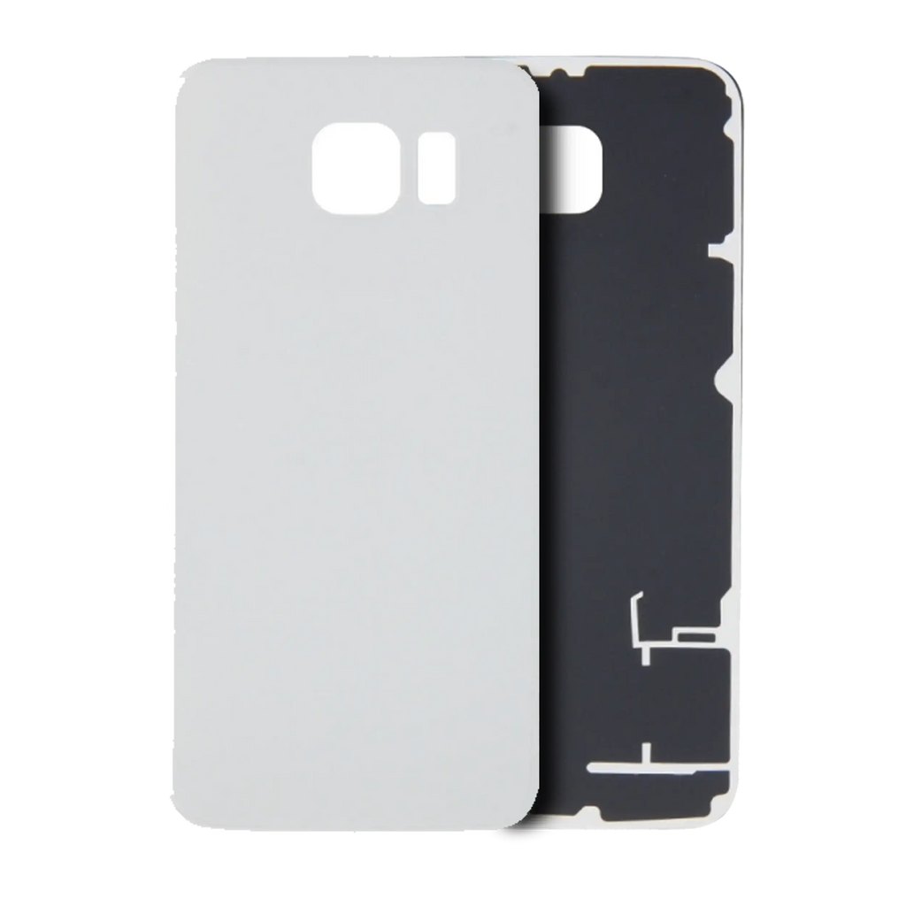 Backcover für Samsung Galaxy S6 (ohne Logo) (Aftermarket Plus) (Weiß)