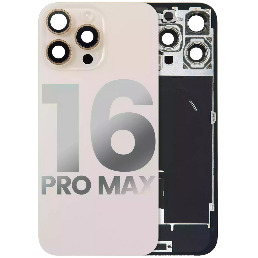 Gebrauchter Ausbau/Pull Qualität A – iPhone 16 Pro Max Backcover Wüstensand
