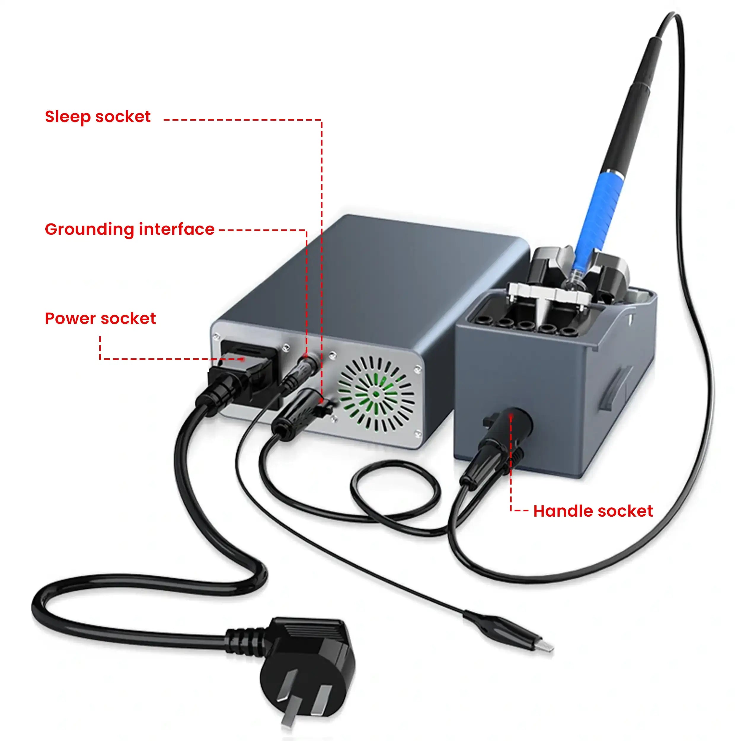 T3B 96W Micro Soldering Station with T210 and T115 Handles (Aixun, 110V/220V)