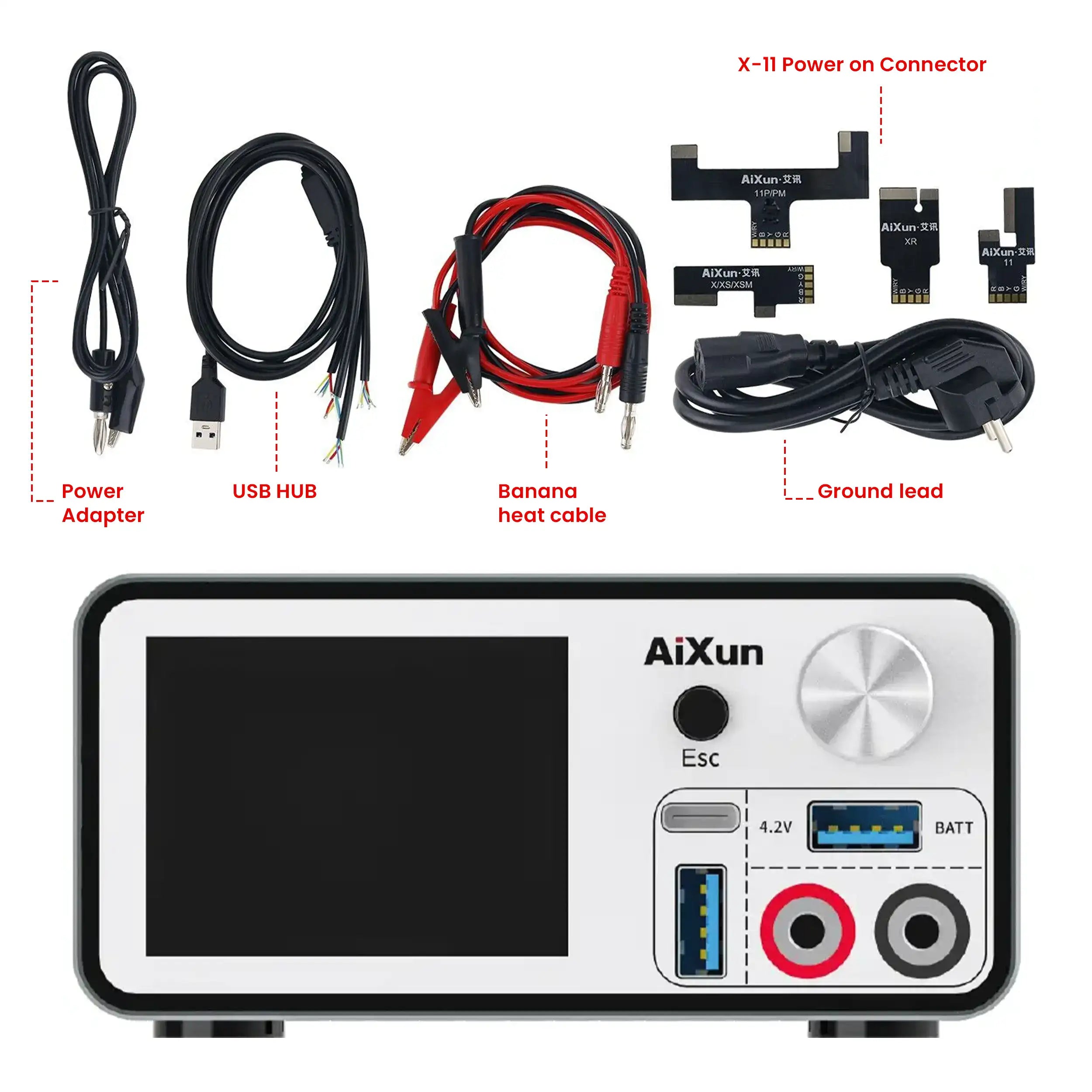 Aixun P2408S Reparatur-Netzteil 110V, Spannungsstabilisierung, Kurzschlussschutz