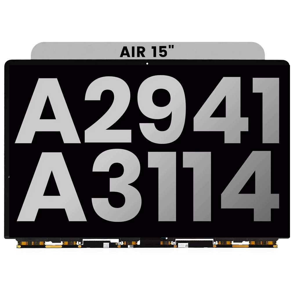 LCD Panel for MacBook Air 15" (A2941, A3114, A3241) – all years