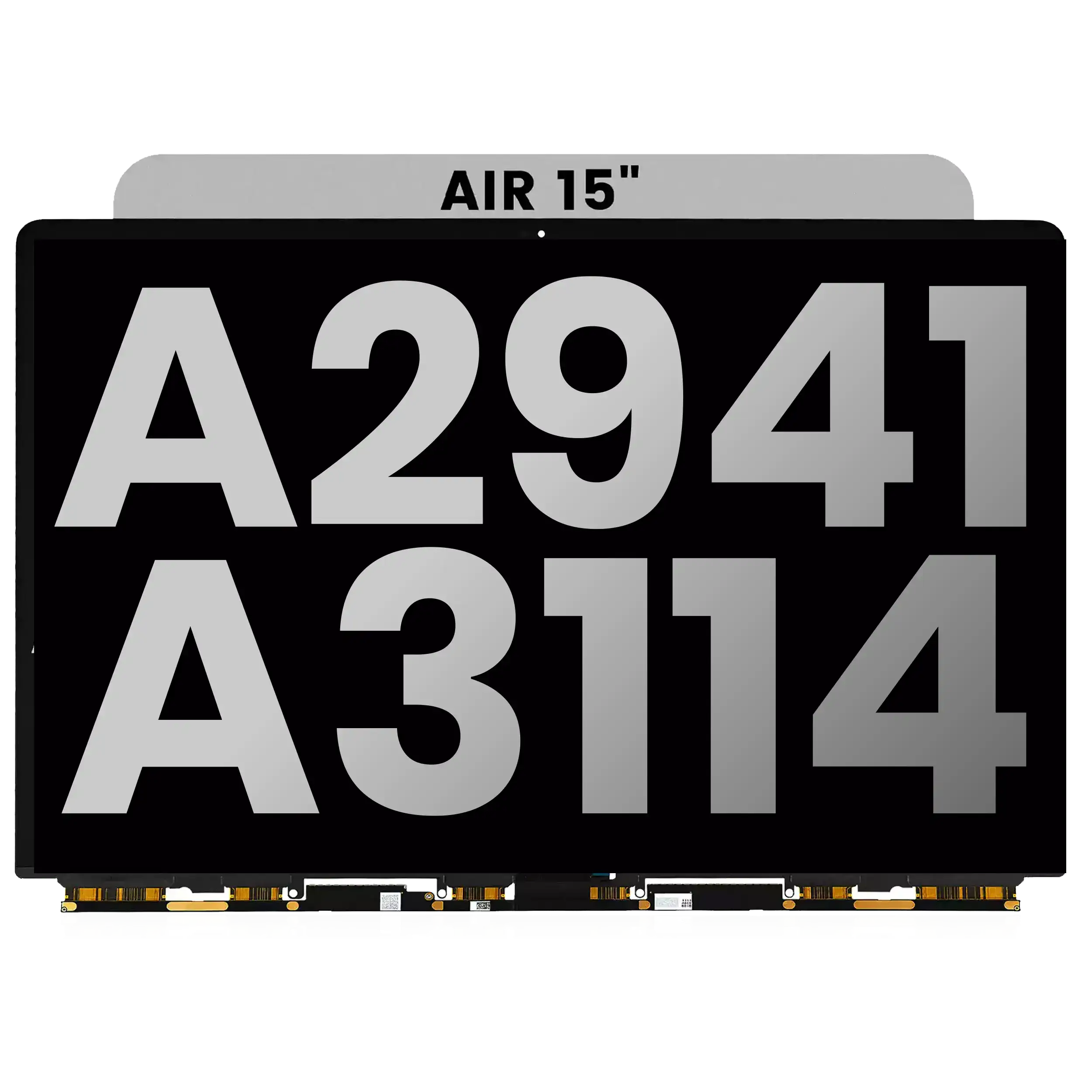 LCD Panel for MacBook Air 15" (A2941, A3114, A3241) – all years