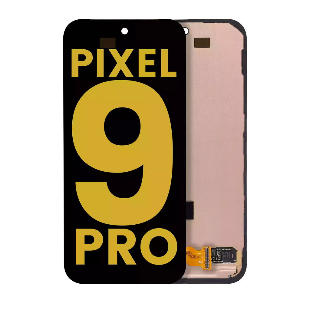 Display mit Rahmen + Fingerabdrucksensor für Google Pixel 9 Pro Refurbished