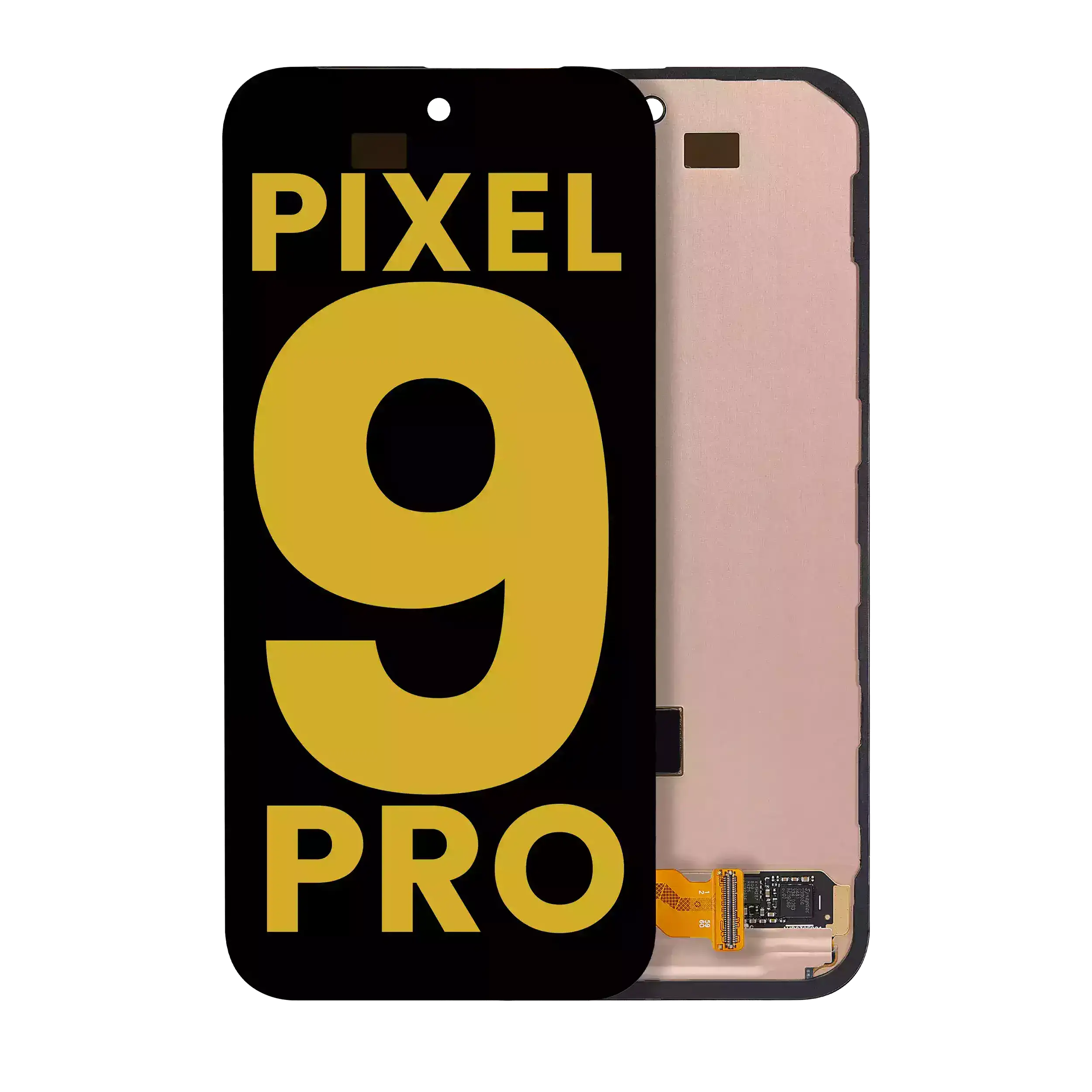 Display mit Rahmen + Fingerabdrucksensor für Google Pixel 9 Pro Refurbished