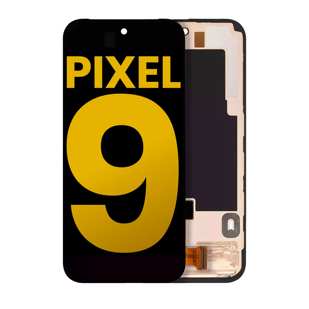 OLED Display with Frame and Fingerprint Sensor for Google Pixel 9 (Refurbished, All Colors)