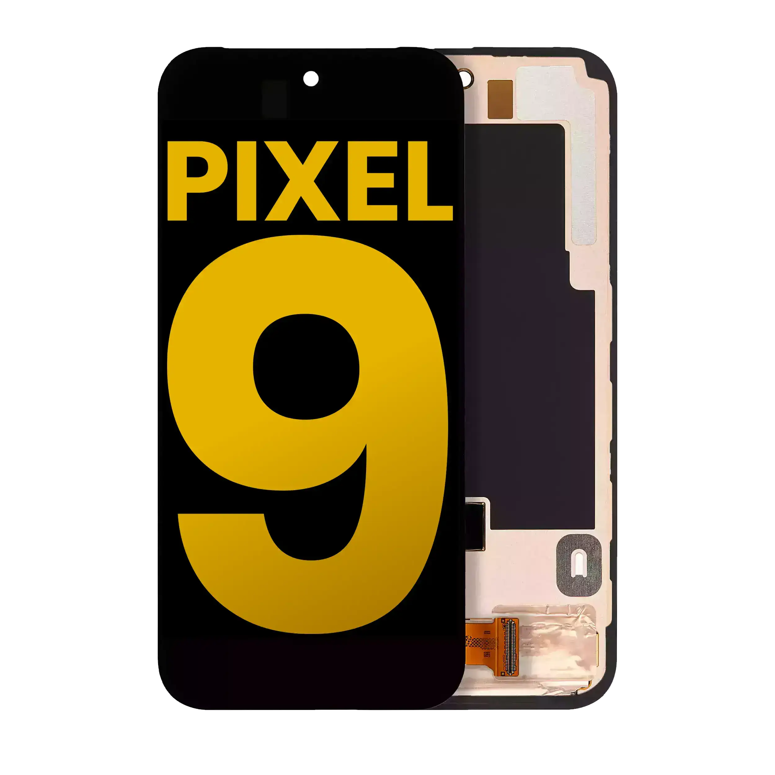 OLED Display with Frame and Fingerprint Sensor for Google Pixel 9 (Refurbished, All Colors)