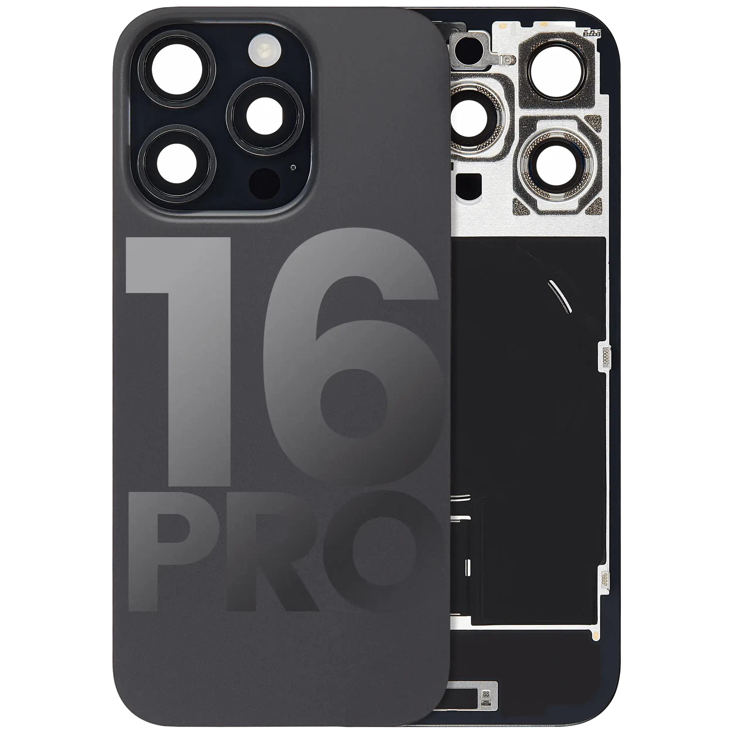 Original Apple-Ausbau B gebraucht – iPhone 16 Pro Backcover Schwarz