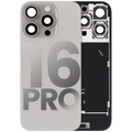 Back cover with MagSafe magnet, NFC and flash flex cable for iPhone 16 Pro (used OEM, Grade B) (Natural Titanium)