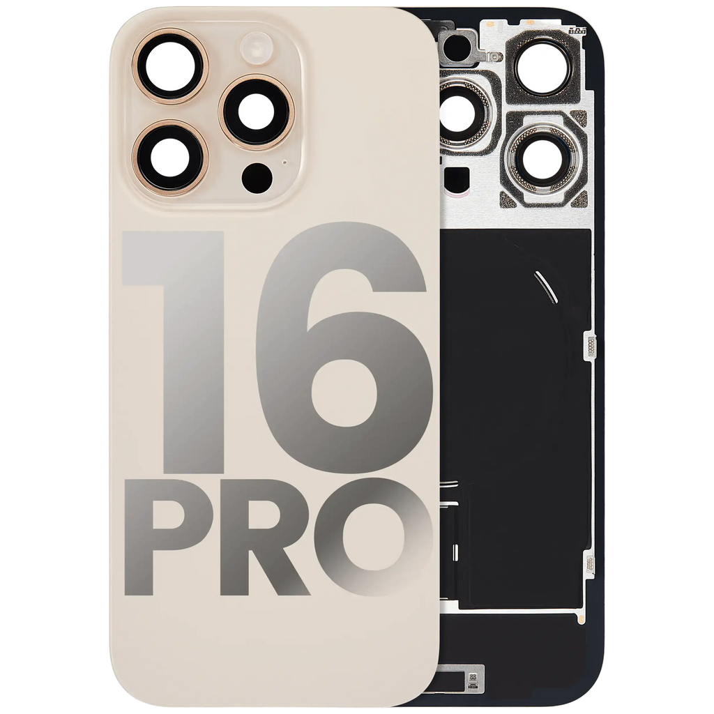 Original Apple-Ausbau B gebraucht – iPhone 16 Pro Backcover Wüstensand