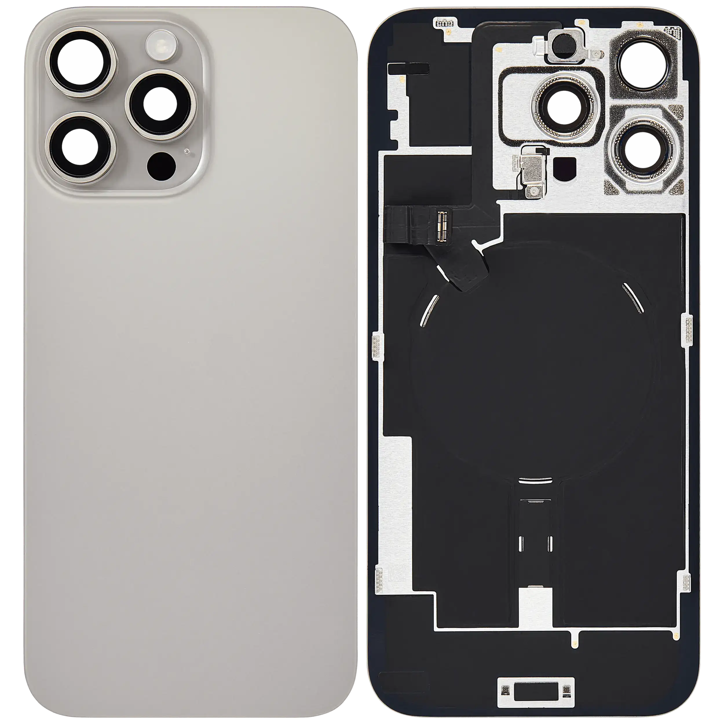 Original Apple-Ausbau B gebraucht – iPhone 16 Pro Max Backcover Natur
