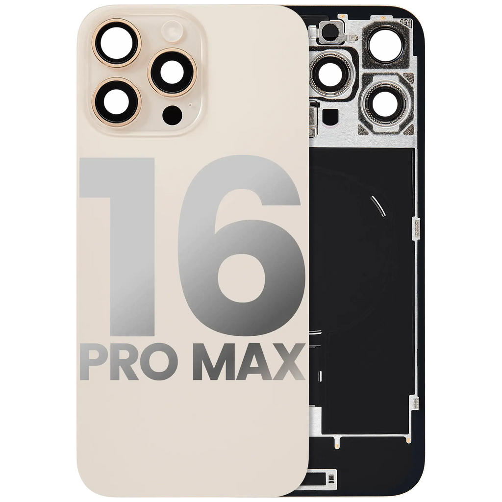 Original Apple-Ausbau B gebraucht – iPhone 16 Pro Max Backcover Wüstensand
