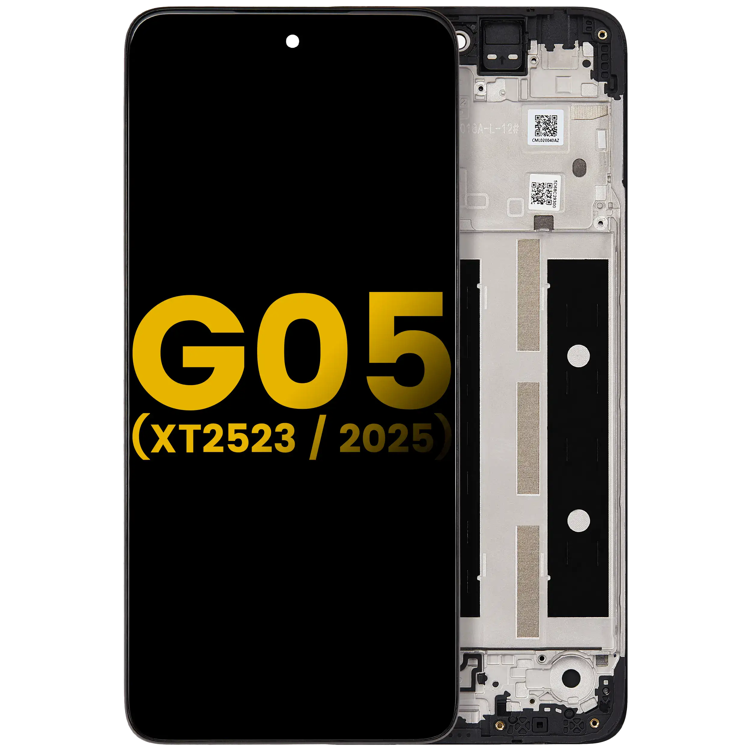 LCD Display with Frame for Motorola Moto G05 (XT2523 /2025) (Refurbished) (All Colors)