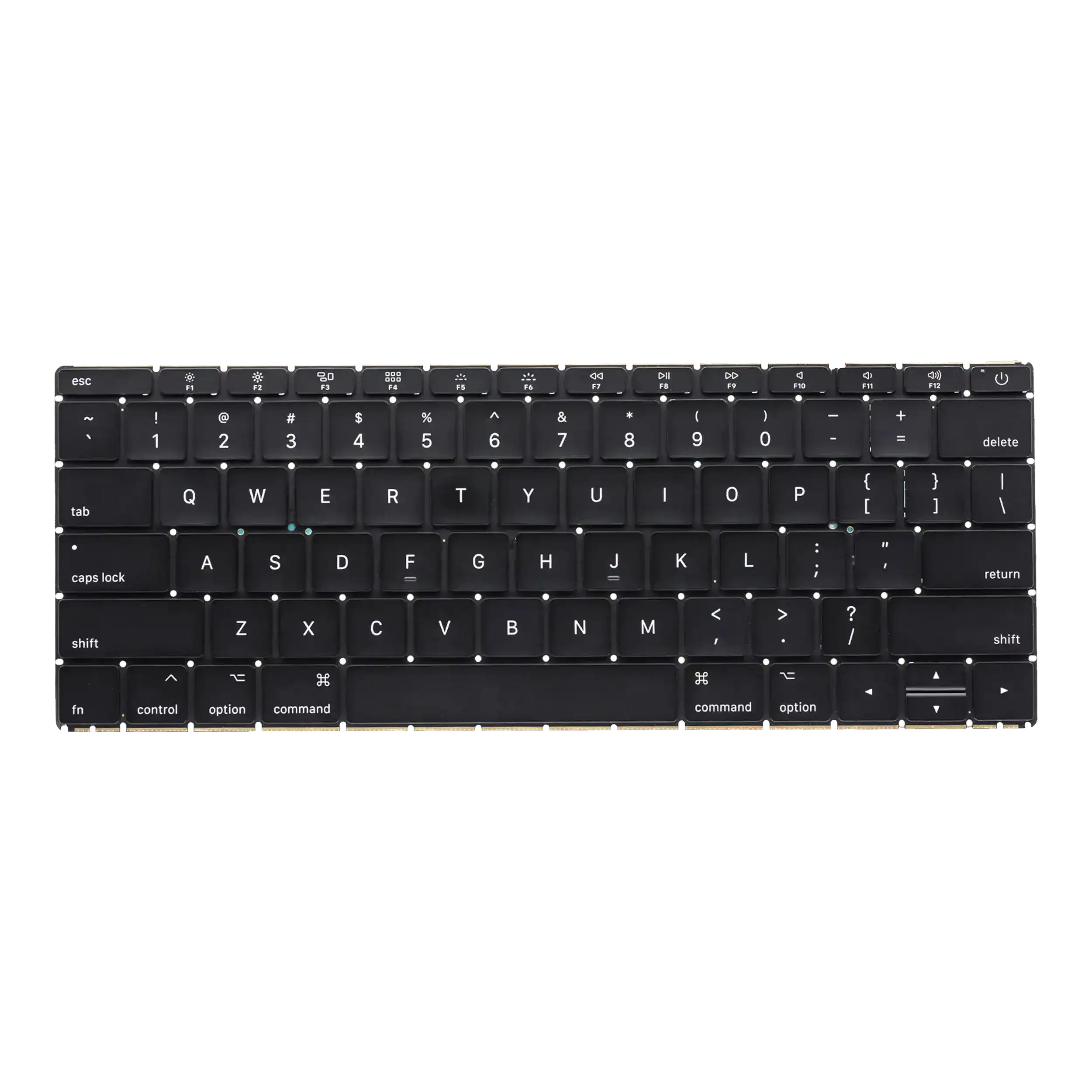 Tastatur mit Hintergrundbeleuchtung & Schrauben für MacBook 12 A1534 US English