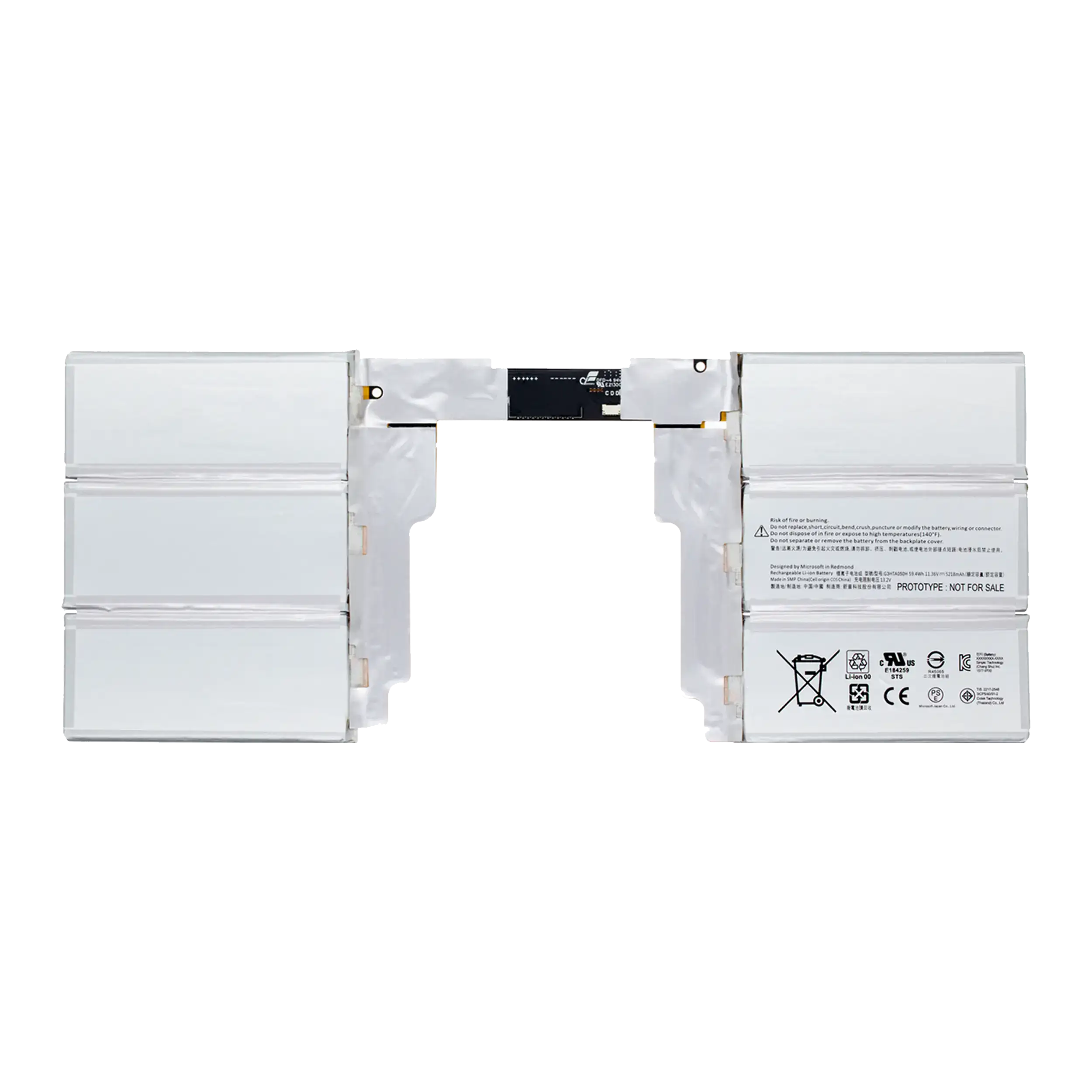 Replacement Keyboard Battery for Microsoft Surface Book 2 13.5" (G3HTA049H G3HTA050H)