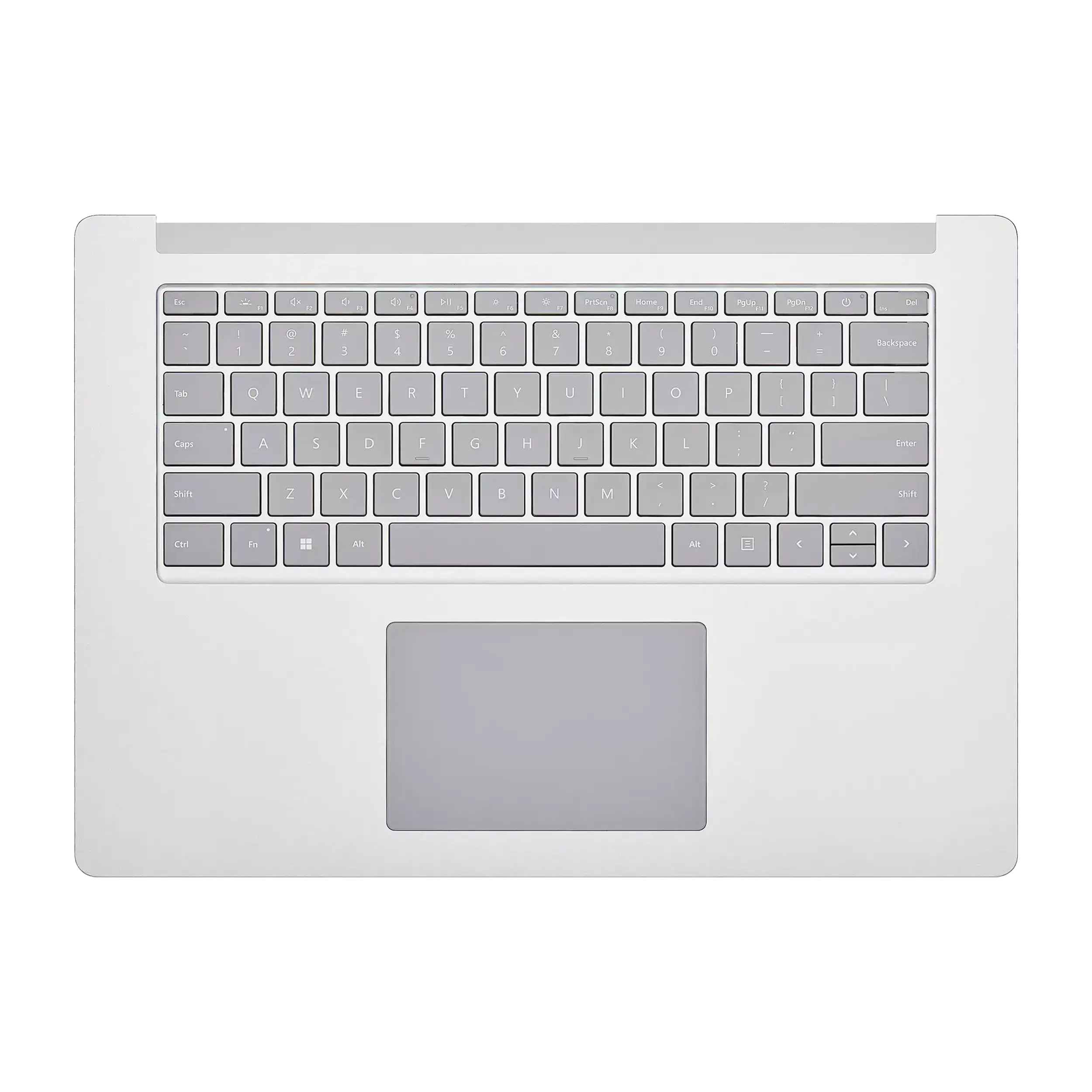 Top Case mit Tastatur für Microsoft Surface Laptop 3 15" (1872/1873) (Silber)