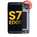 OLED Display with Frame for Samsung Galaxy S7 Edge G935A (North American Version) (Refurbished) (Black Onyx)