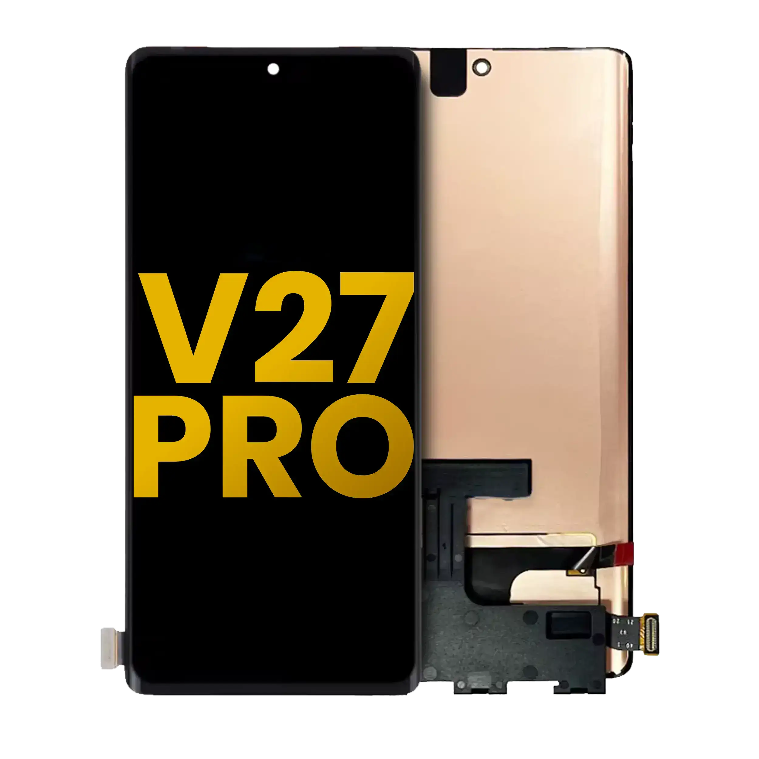 OLED-Display ohne Rahmen für Vivo V27 Pro (Refurbished) (Alle Farben)