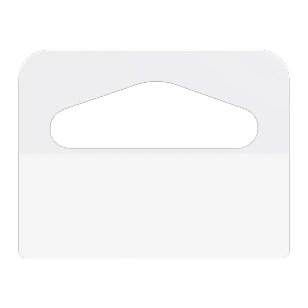Starke selbstklebende Aufhänge-Tabs für Verkaufsdisplays (2 x 2") (100 Pack)
