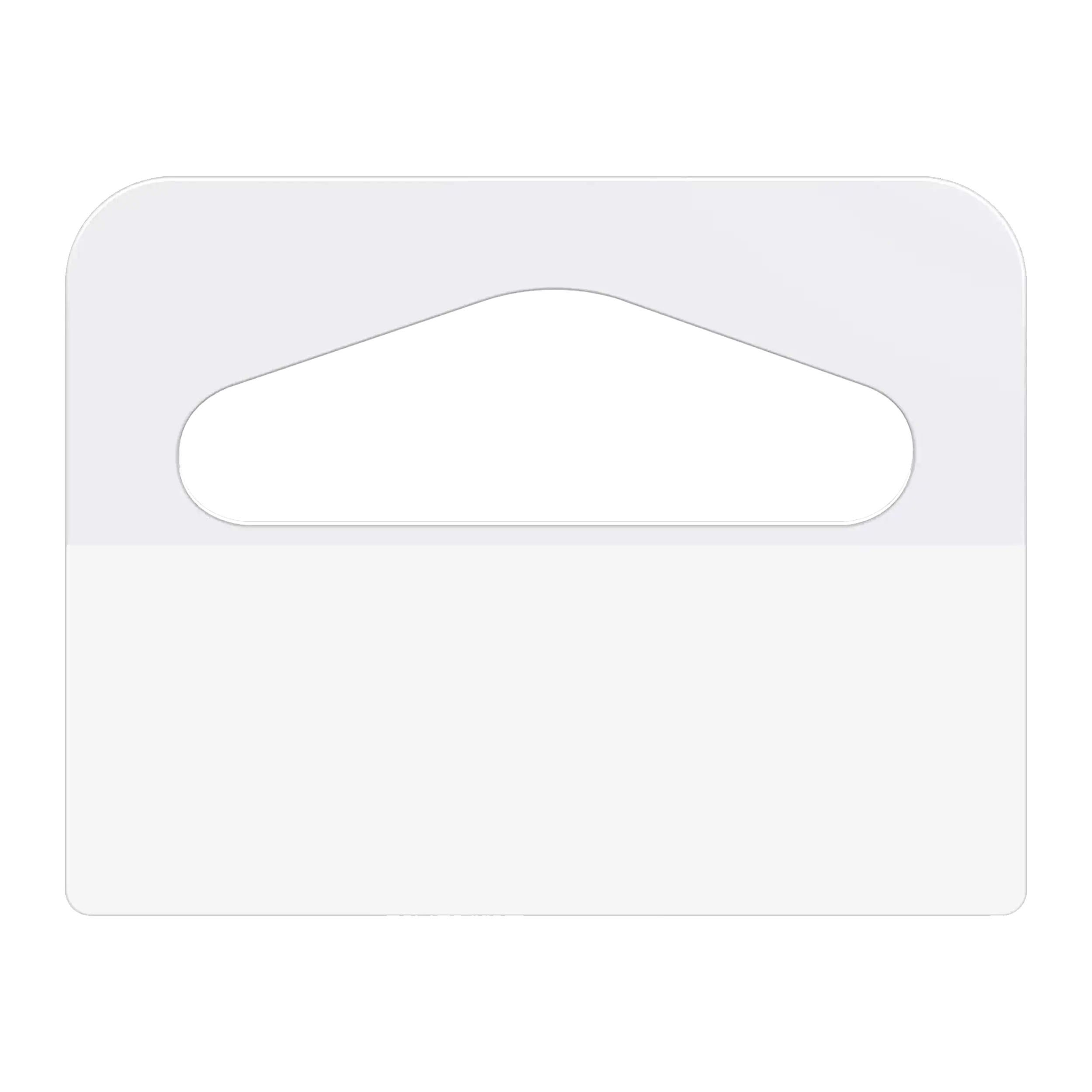 Starke selbstklebende Aufhänge-Tabs für Verkaufsdisplays (2 x 2") (100 Pack)