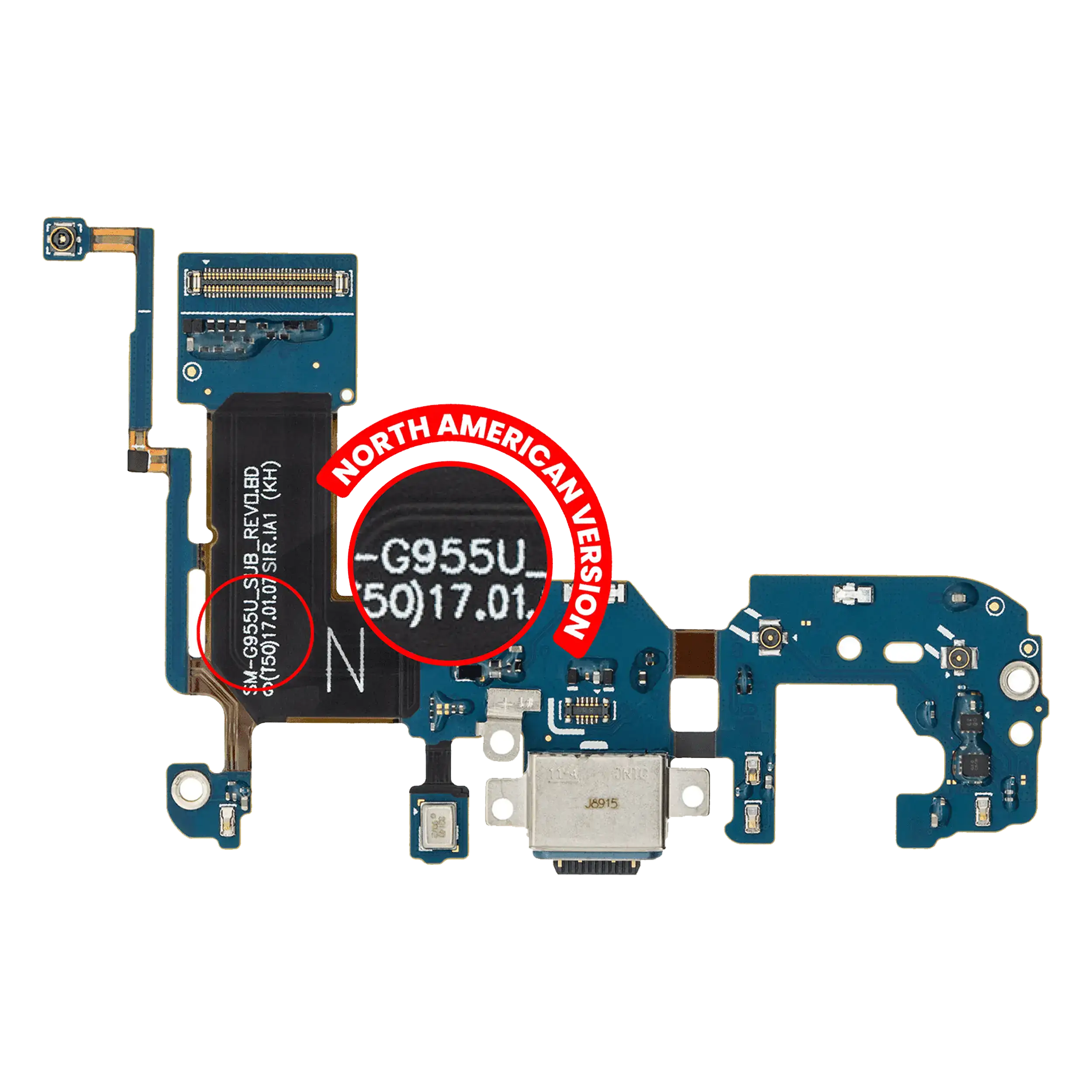 Charging Port Flex Cable for Samsung Galaxy S8 Plus (G955U) (US Version)