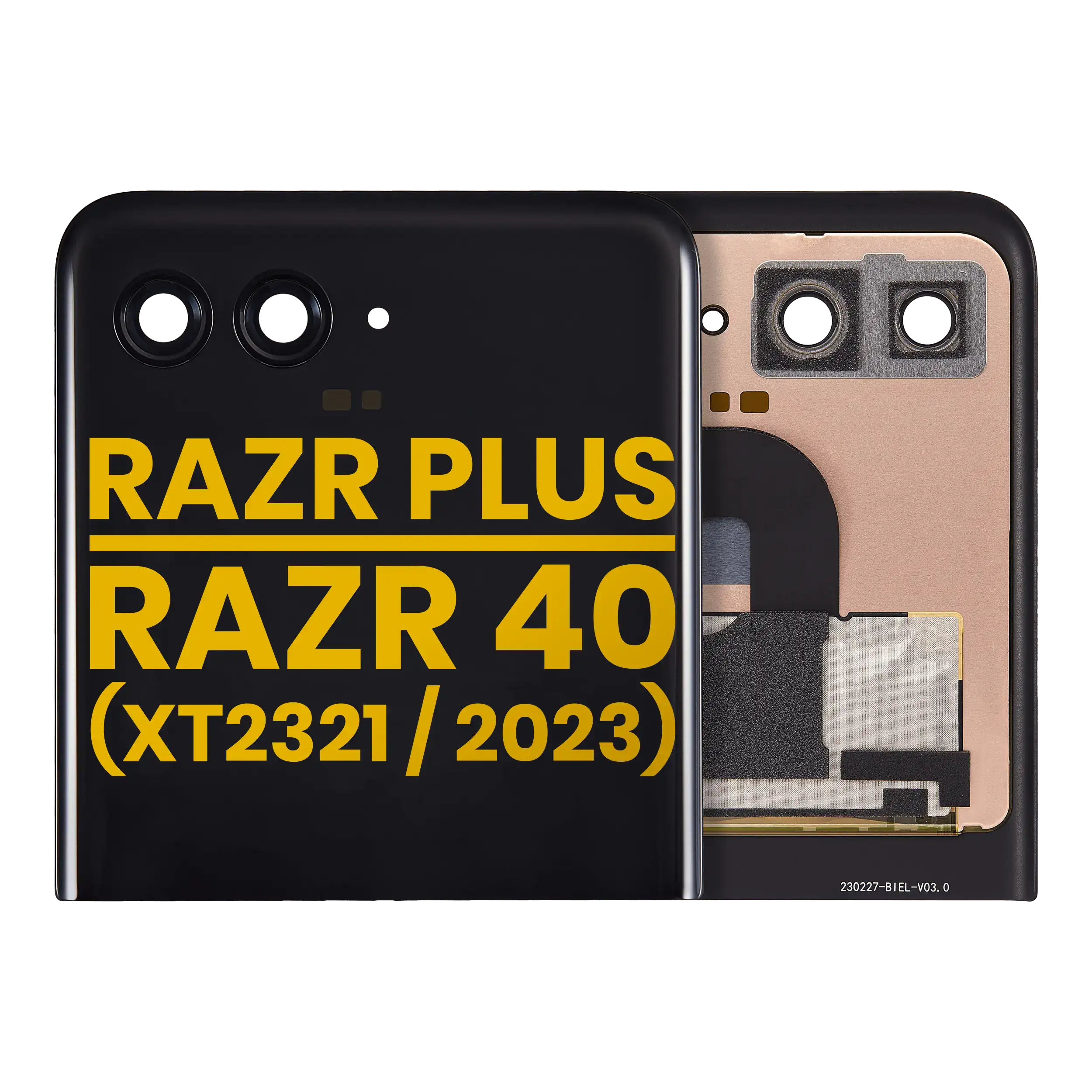 External OLED Module for Motorola Moto Razr Plus 2023 / Razr 40 Ultra (XT2321 / 2023) (Refurbished) (All Colors)