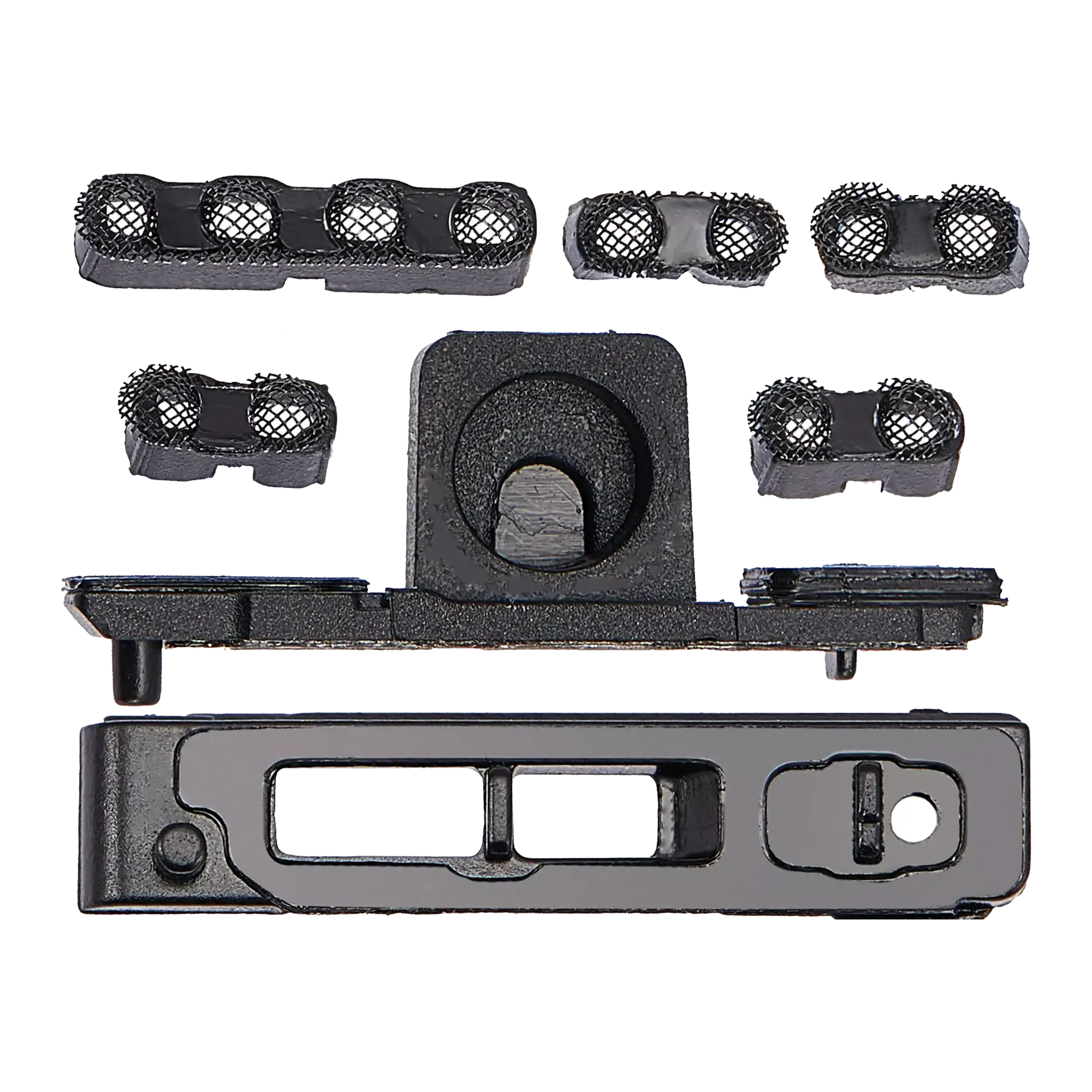 Speaker/Microphone Grille for iPhone 11 (Black) (10 Pack)