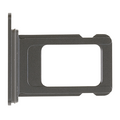 Single SIM-Kartenfach für iPhone 12 (Original OEM) (Schwarz)